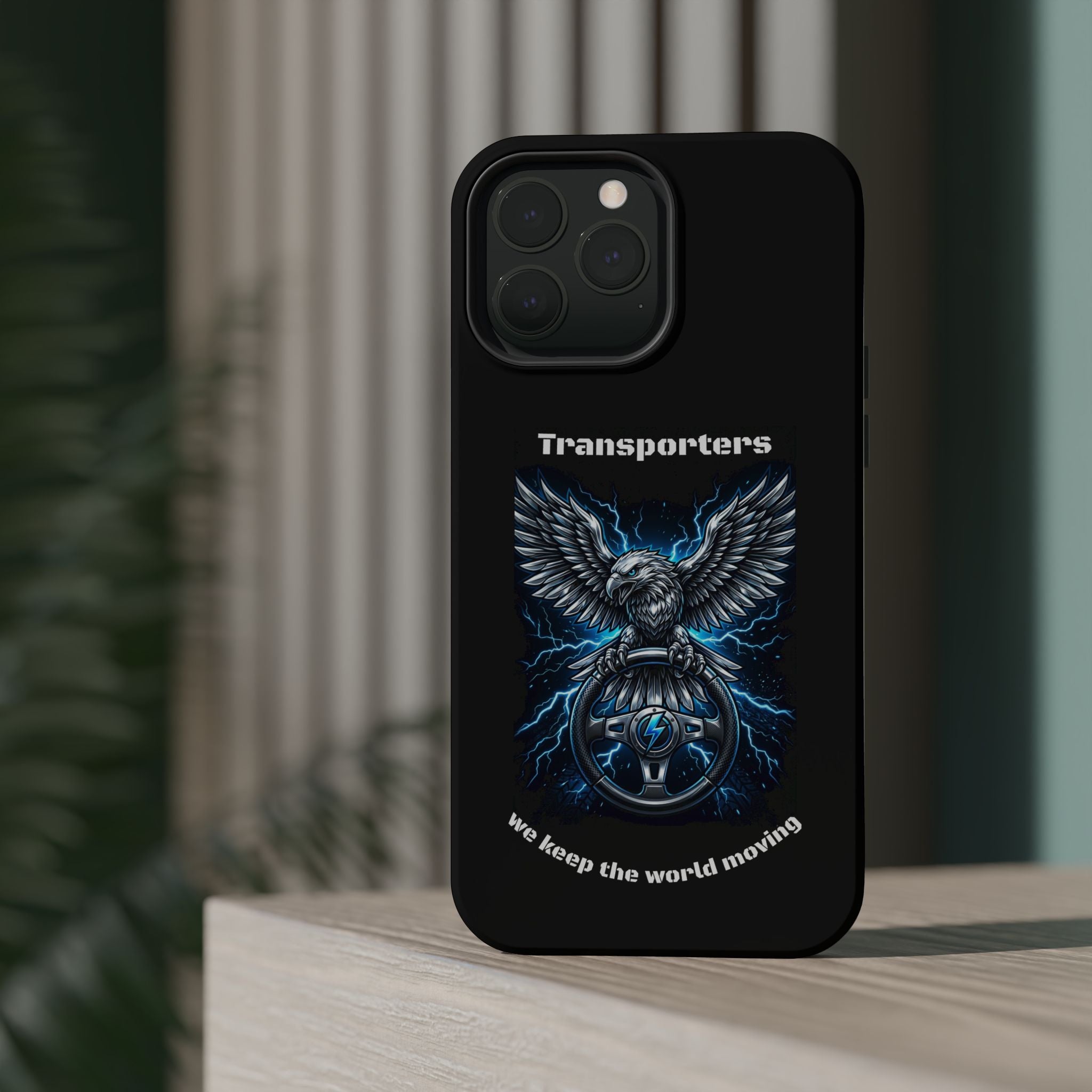Electric Raven Magnetic Phone Case — Impact‑Resistant Protective Cover