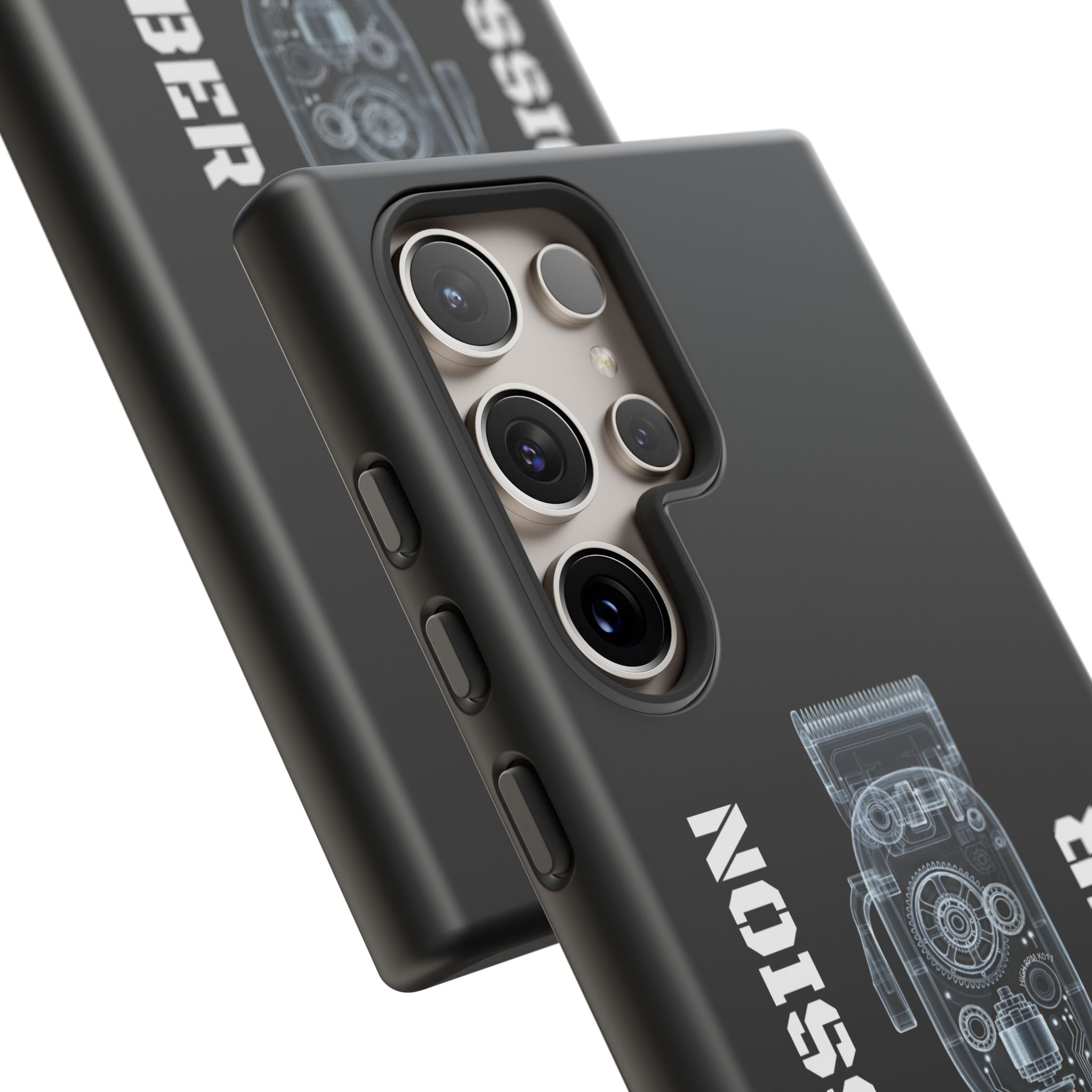 Barber Clip Cord X‑Ray Tough Phone Case – Professional Barber Gift
