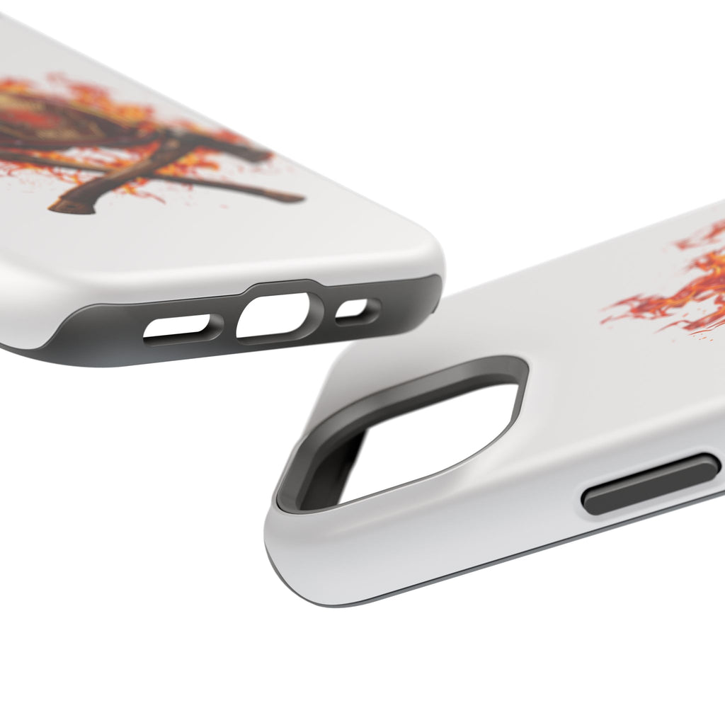 Firefighter Helmet Flames Phone Case — Station 117 Magnetic Impact-Resistant Case