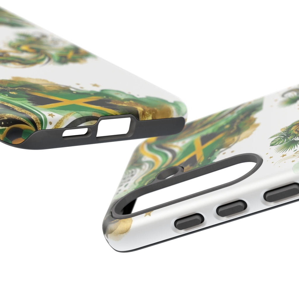 Jamaica Lion Phone Case — Jamaican Flag Rasta Protective Tough Case