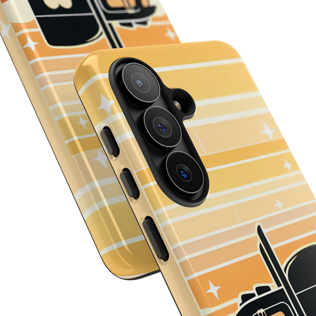 Trucker Heart Phone Case — Retro Semi Truck Protective Phone Cover