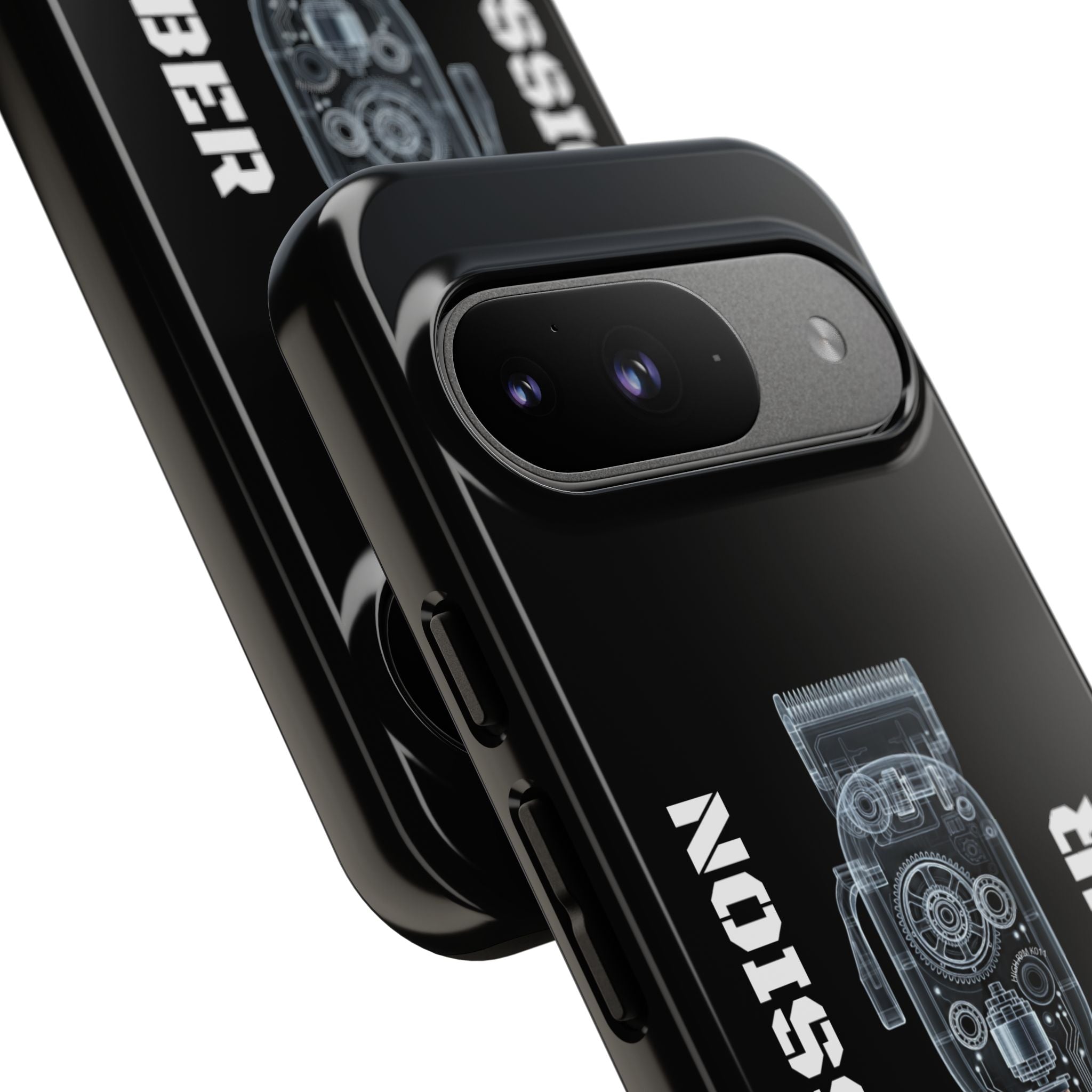 Barber Clip Cord X‑Ray Tough Phone Case – Professional Barber Gift
