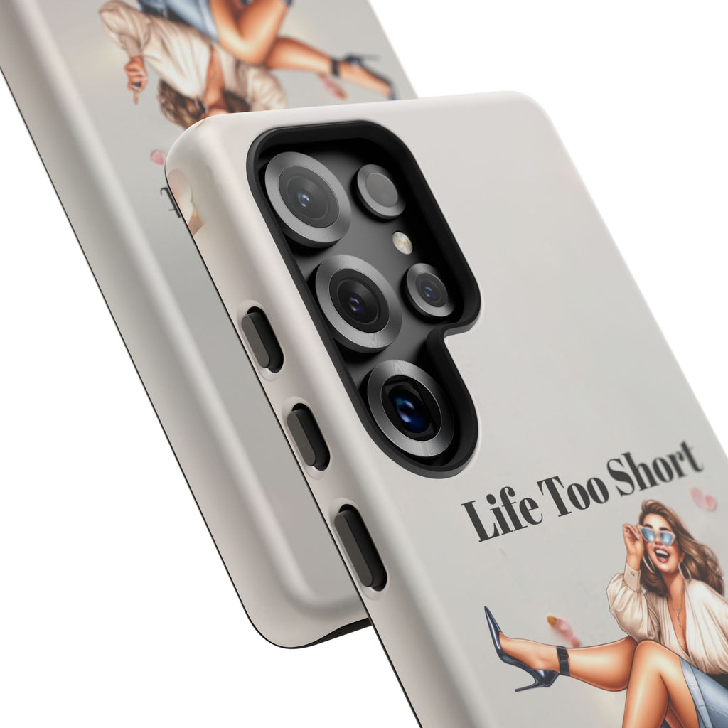 Phone Case — "Life Too Short For Empty Bag" Fashion Shopper Design
