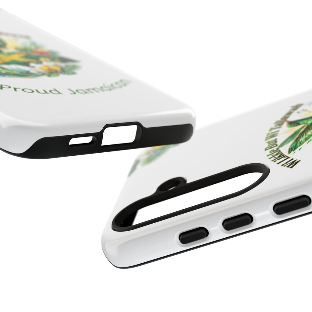 Jamaica Hummingbird Phone Case — “Wi Likkle But Wi Tallawah” Tropical Protective Cover