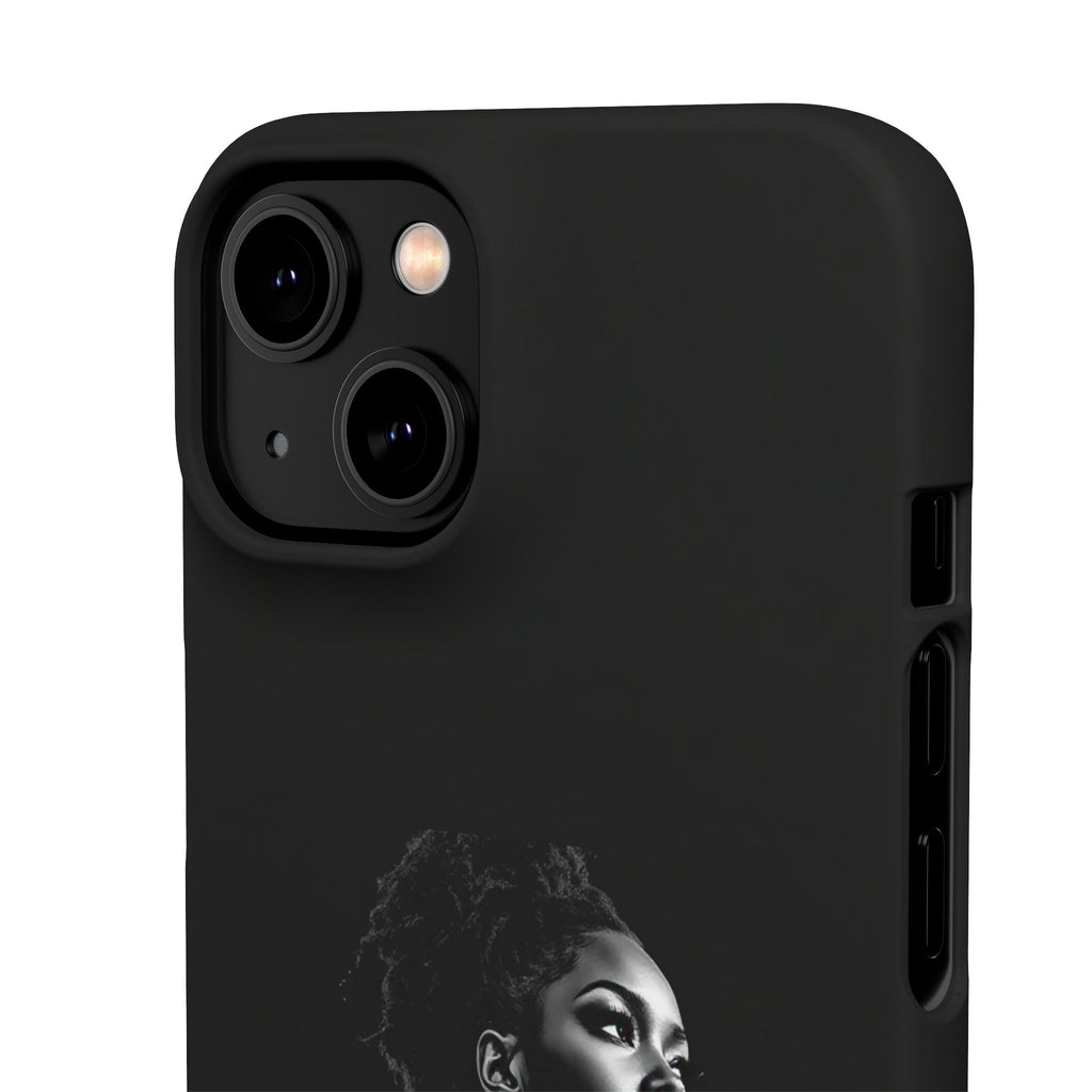 Phone Case — "Long Haul Loyalty" Black Portrait Snap Case