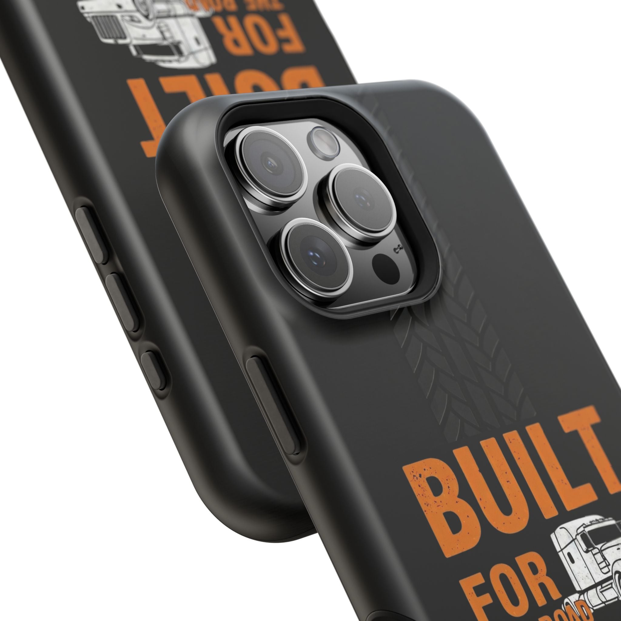 Phone Case — "Built for the Road" Truck Tire-Track Impact-Resistant Case