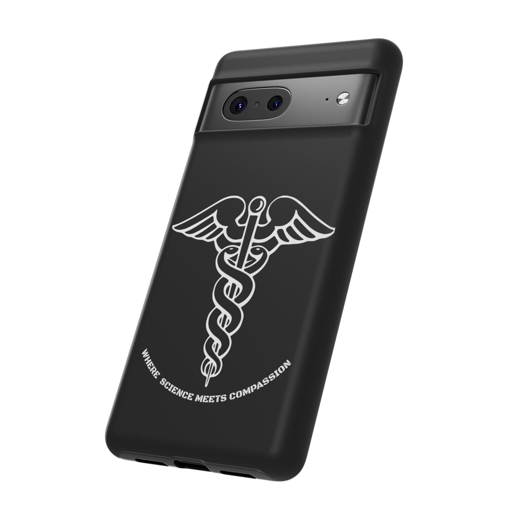 Medical Caduceus Phone Case — "Where Science Meets Compassion" Protective iPhone Cover