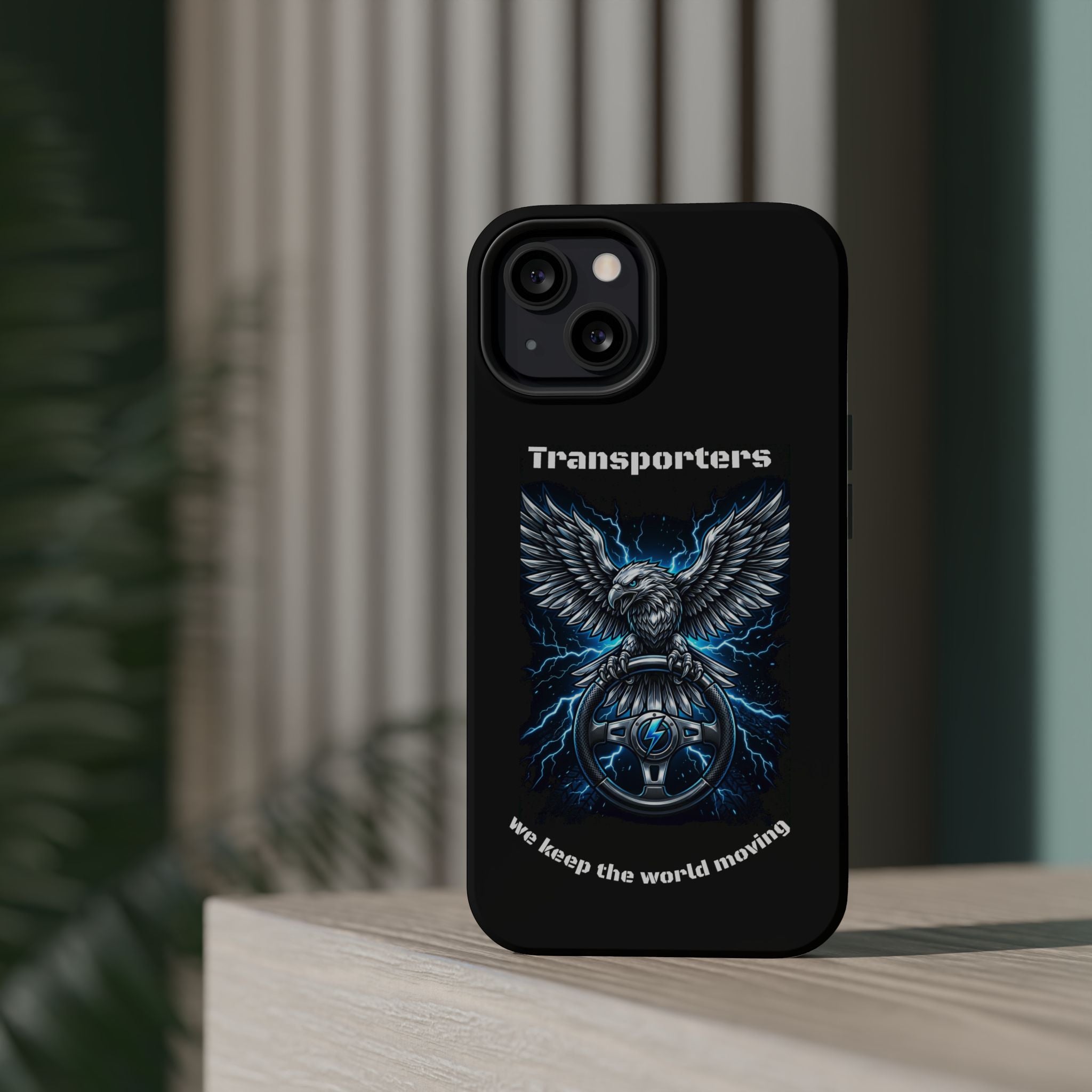 Electric Raven Magnetic Phone Case — Impact‑Resistant Protective Cover