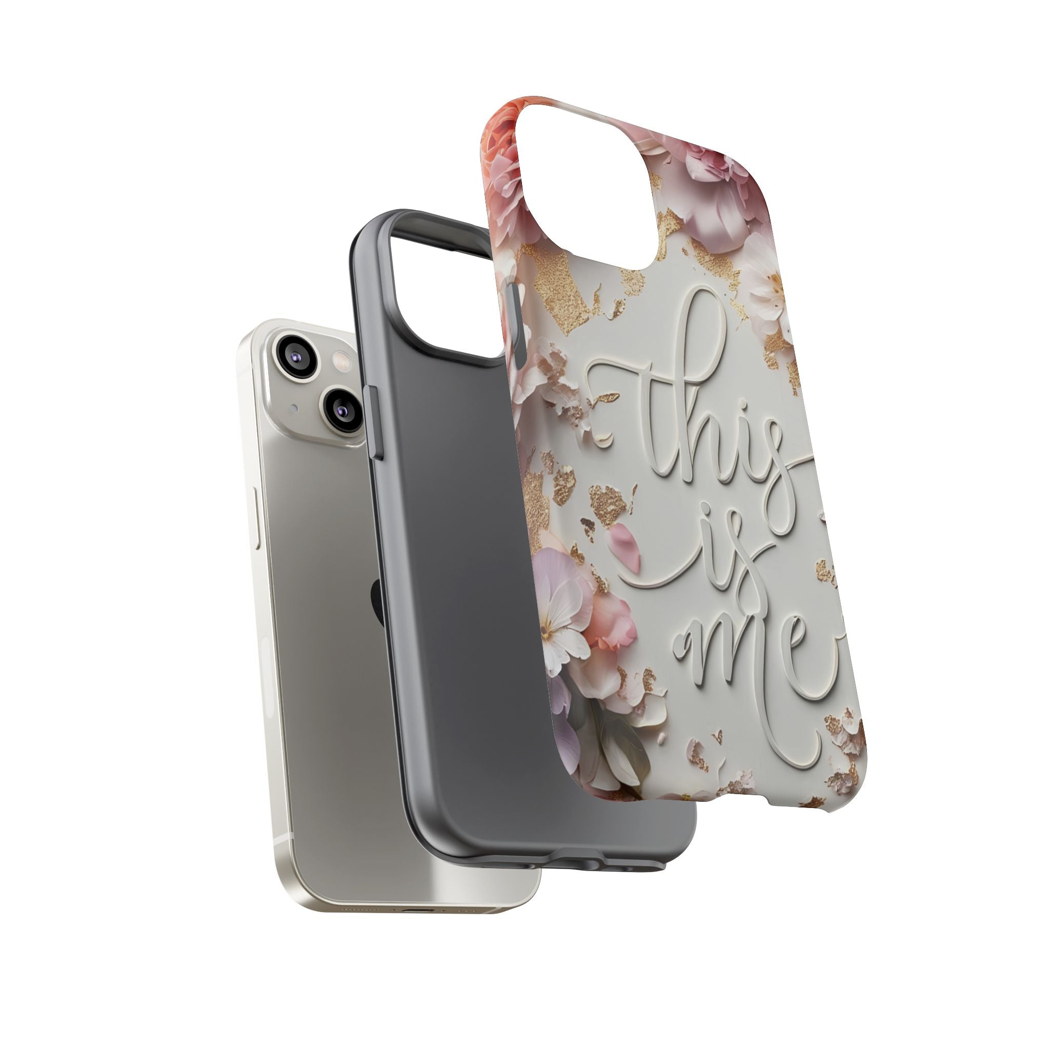Phone Case — "This Is Me" Floral Tough Case