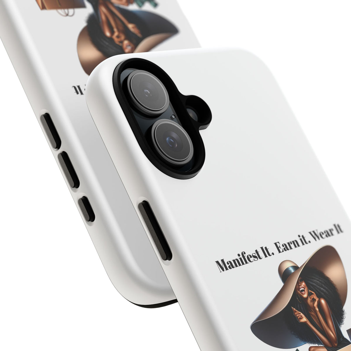 Phone Case - "Manifest It. Earn It. Wear It." Chic Shopper Design
