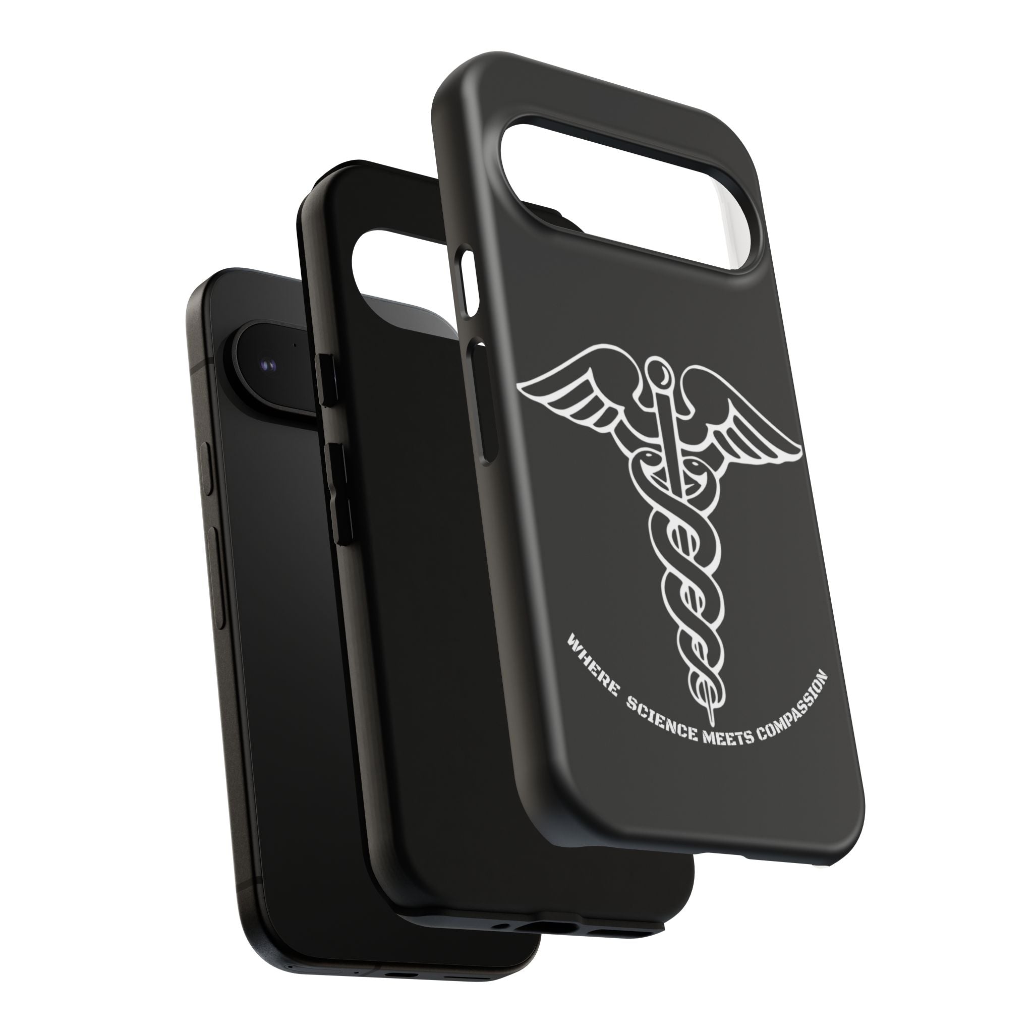 Medical Caduceus Phone Case — "Where Science Meets Compassion" Protective iPhone Cover