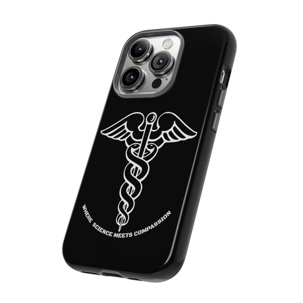 Medical Caduceus Phone Case — "Where Science Meets Compassion" Protective iPhone Cover