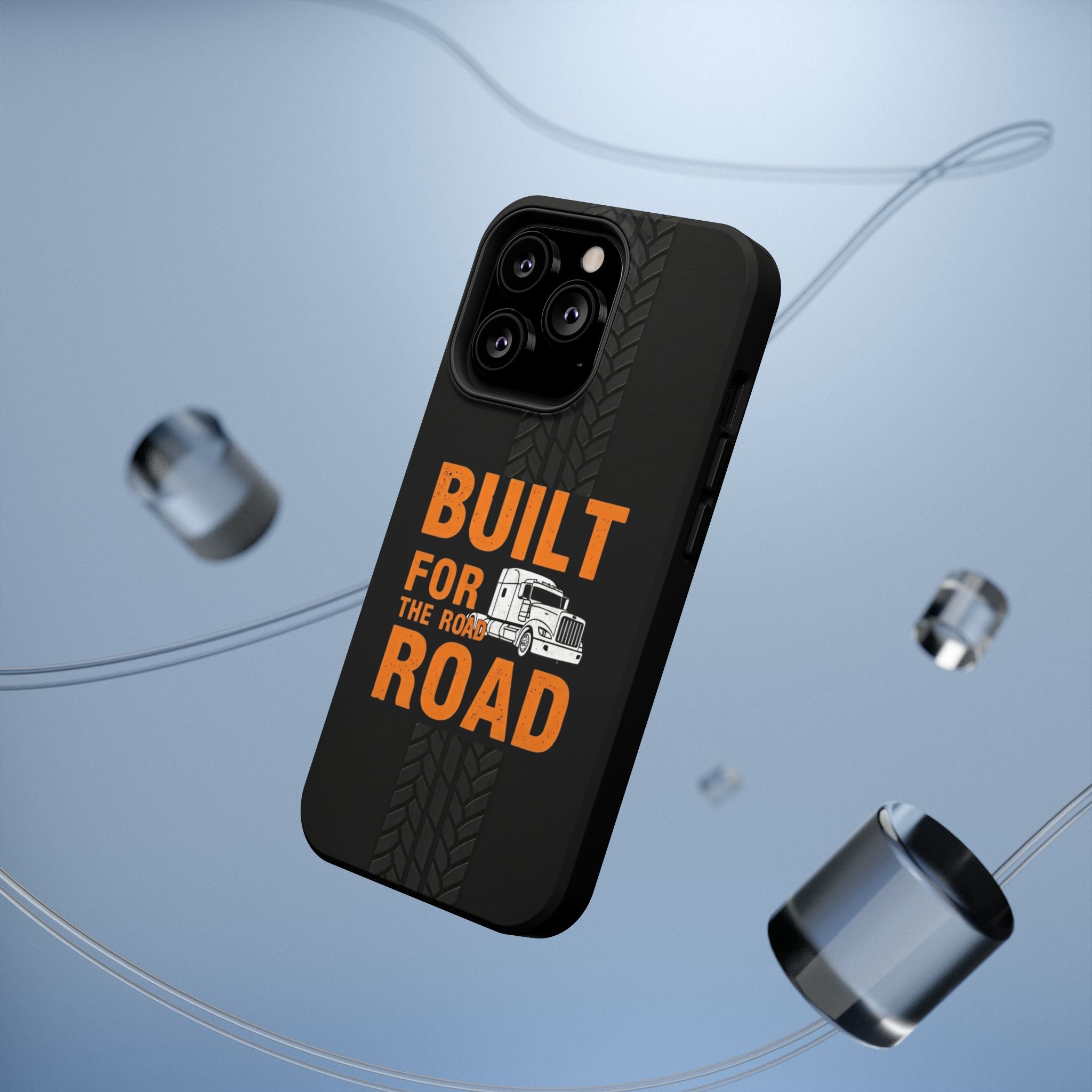 Phone Case — "Built for the Road" Truck Tire-Track Impact-Resistant Case