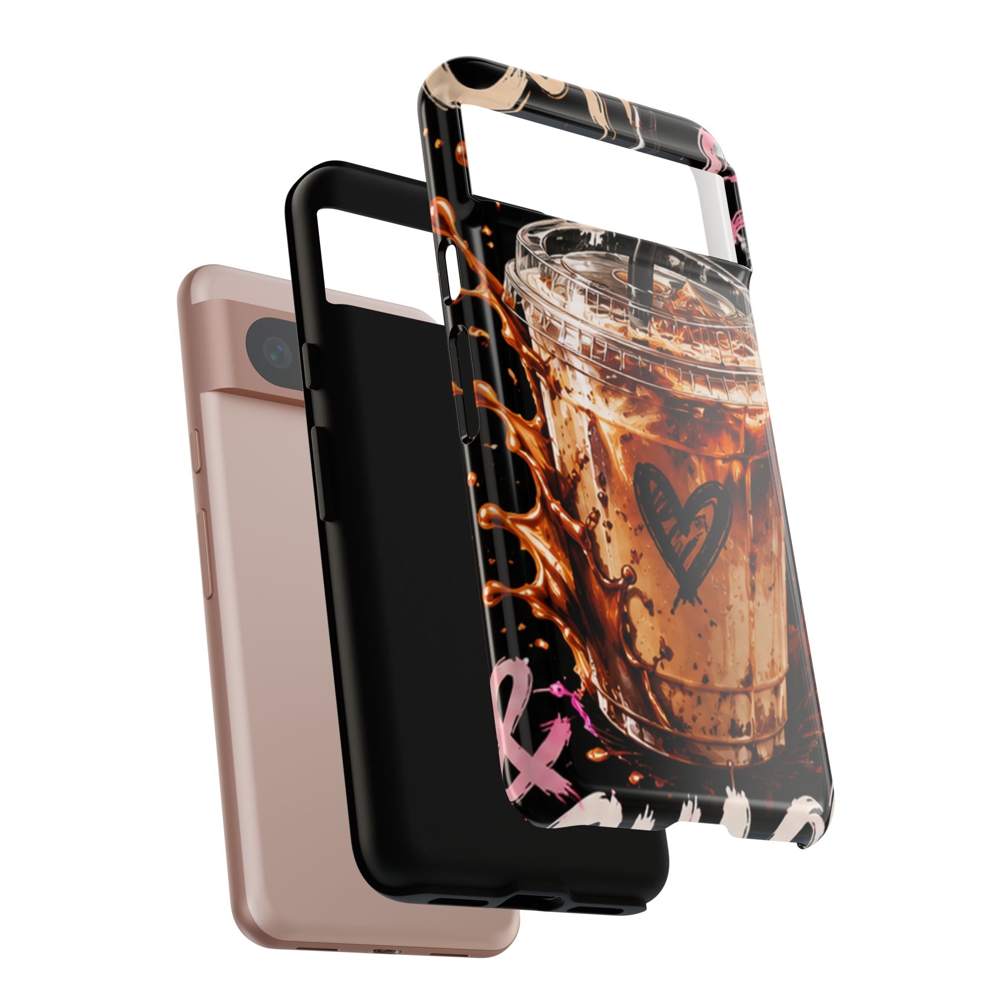 Iced Coffee Phone Case – 'Iced Coffee latte: Stylish Protective Case