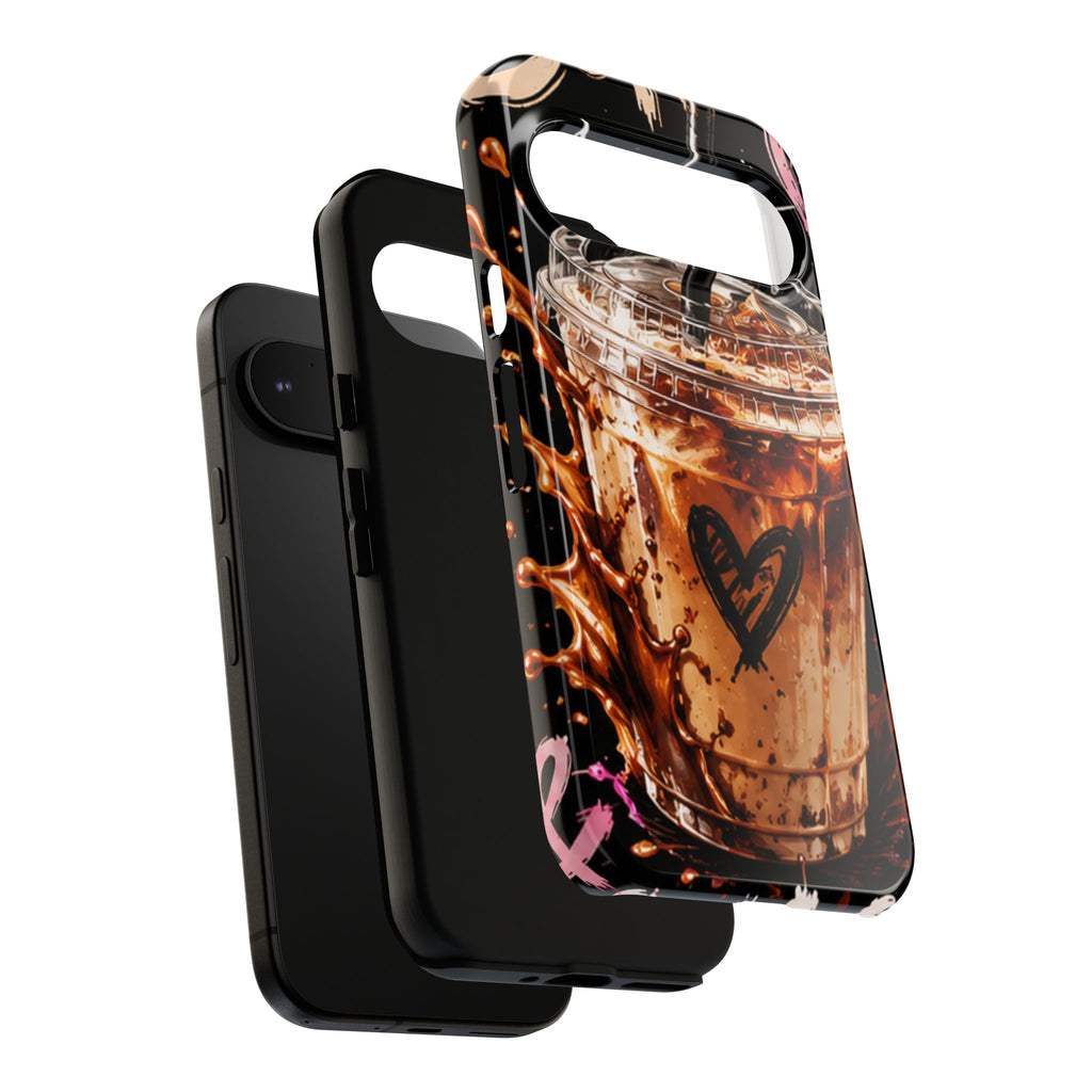 Iced Coffee Phone Case – 'Iced Coffee latte: Stylish Protective Case