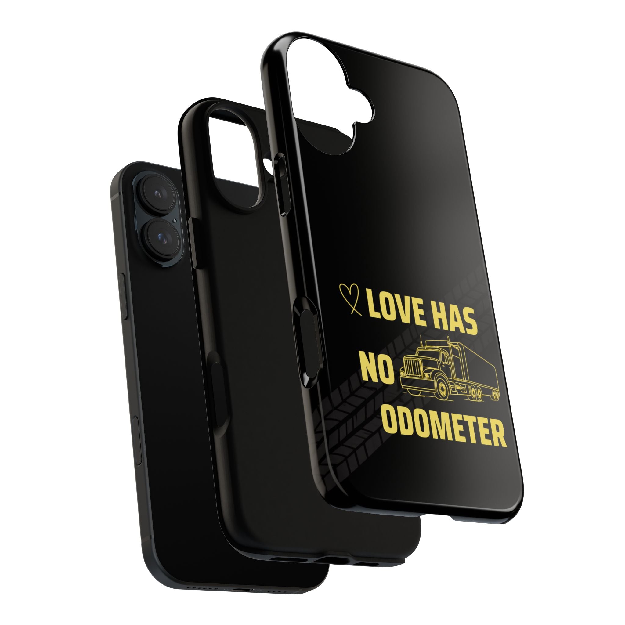 Love Has No Odometer Phone Case — Trucker Romance Protective Cover