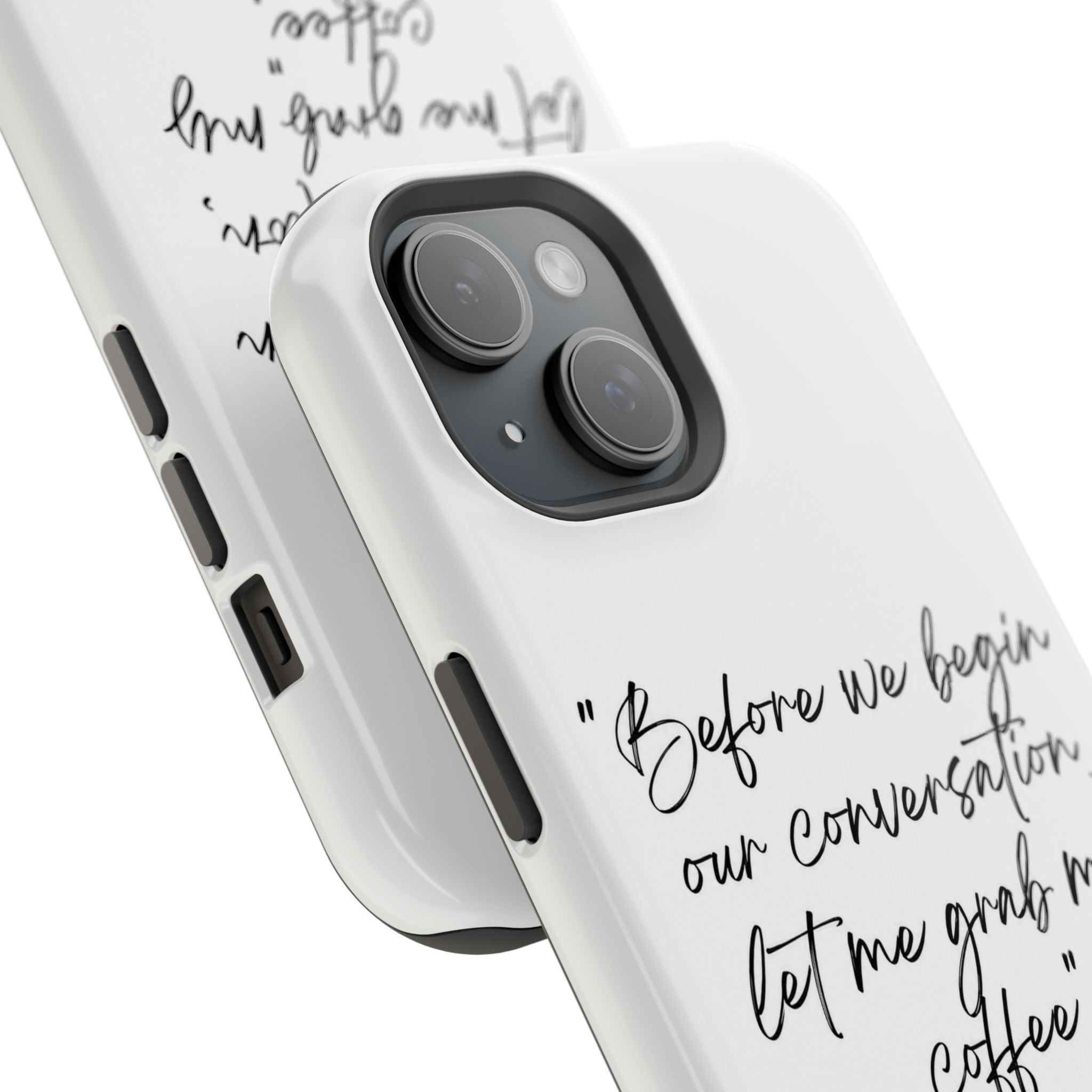 Coffee Quote Magnetic Impact-Resistant Phone Case