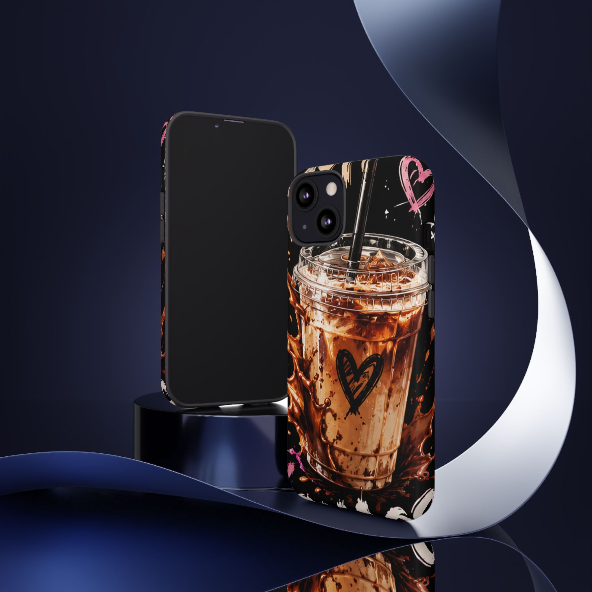 Iced Coffee Phone Case – 'Iced Coffee latte: Stylish Protective Case