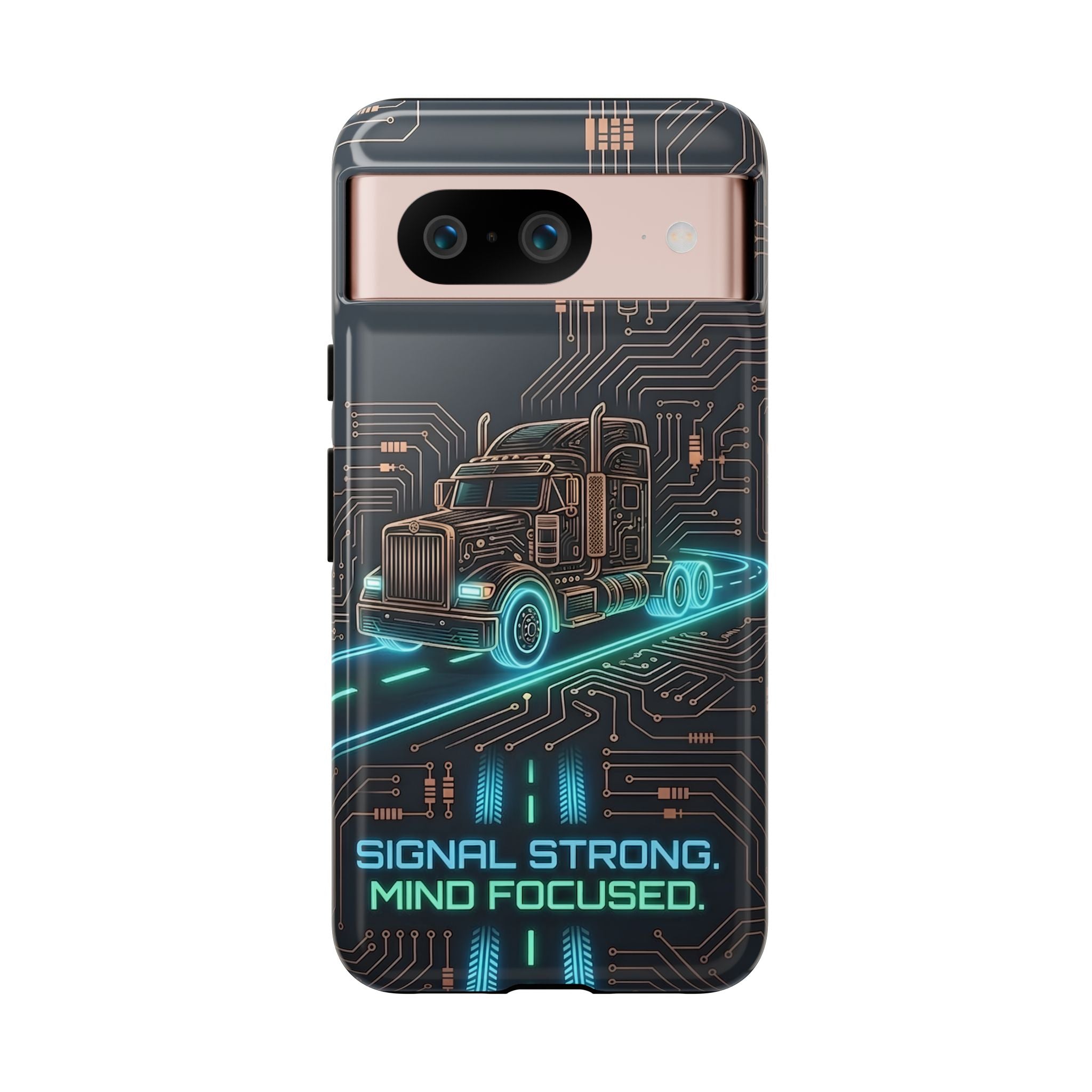 Truck Driver Gamer Phone Case — “Real Life. No Pause Button.”