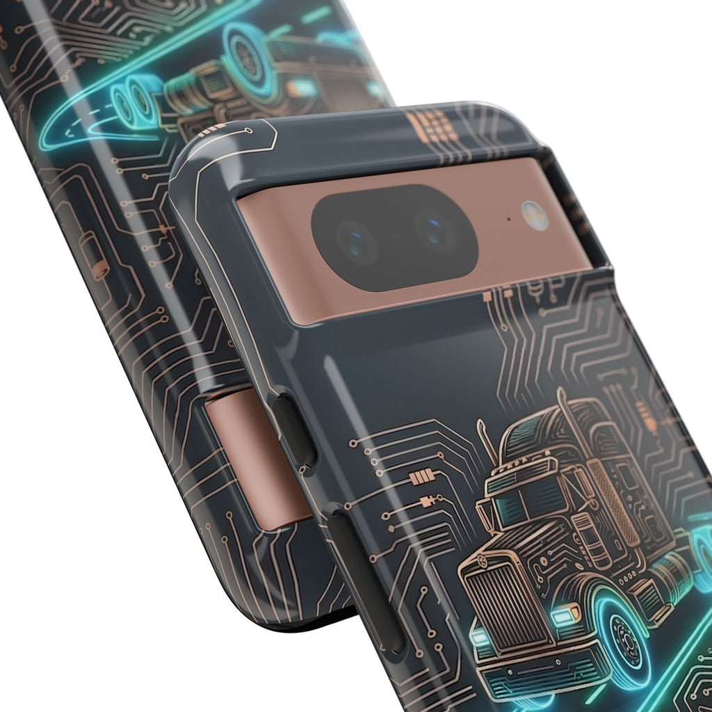 Truck Driver Gamer Phone Case — “Real Life. No Pause Button.”
