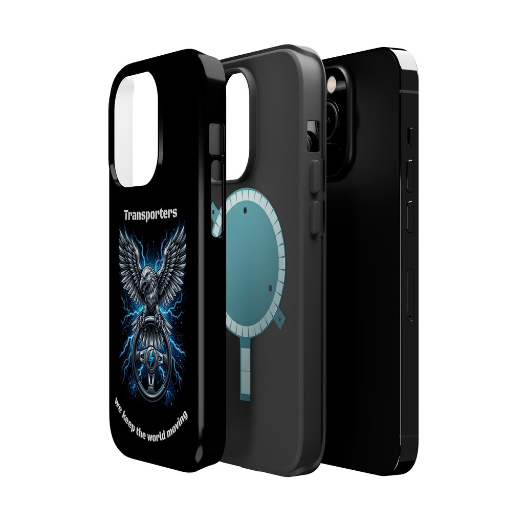 Electric Raven Magnetic Phone Case — Impact‑Resistant Protective Cover