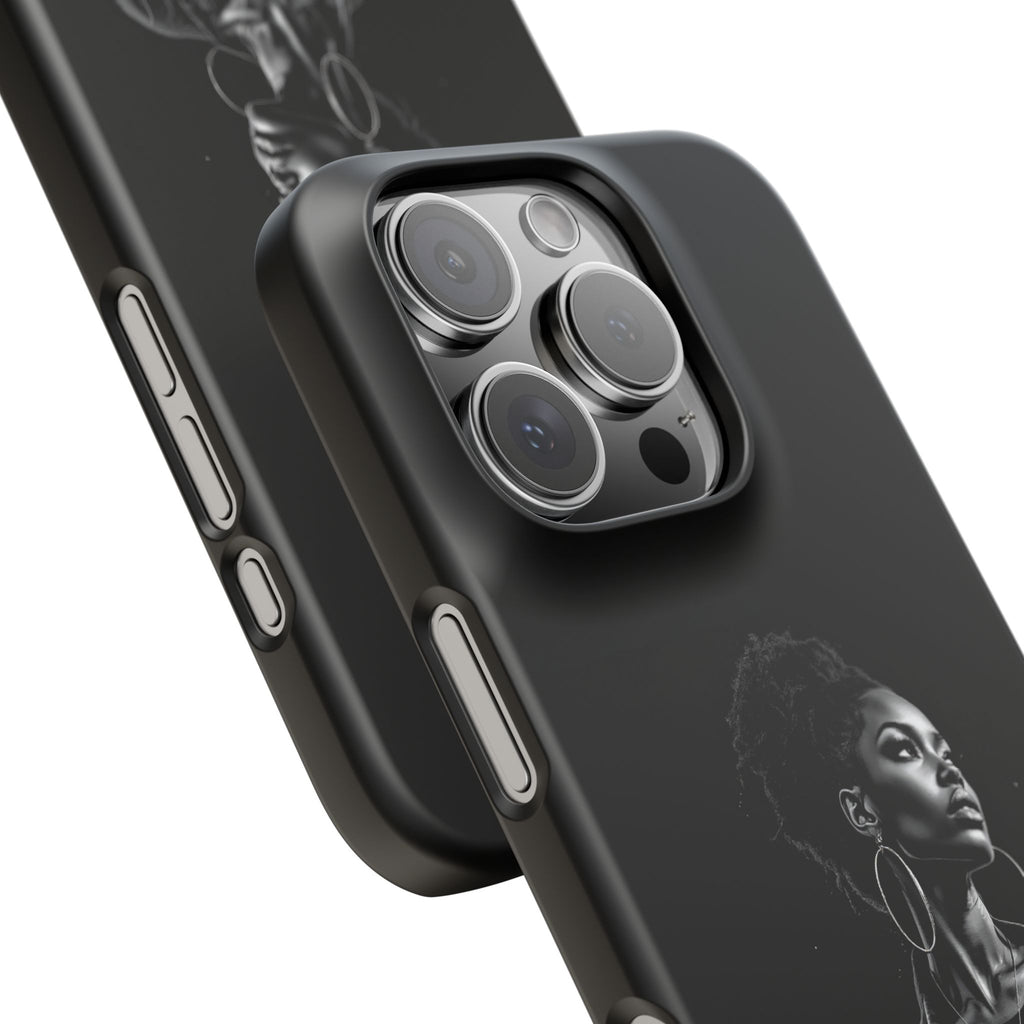 Phone Case — "Long Haul Loyalty" Black Portrait Snap Case