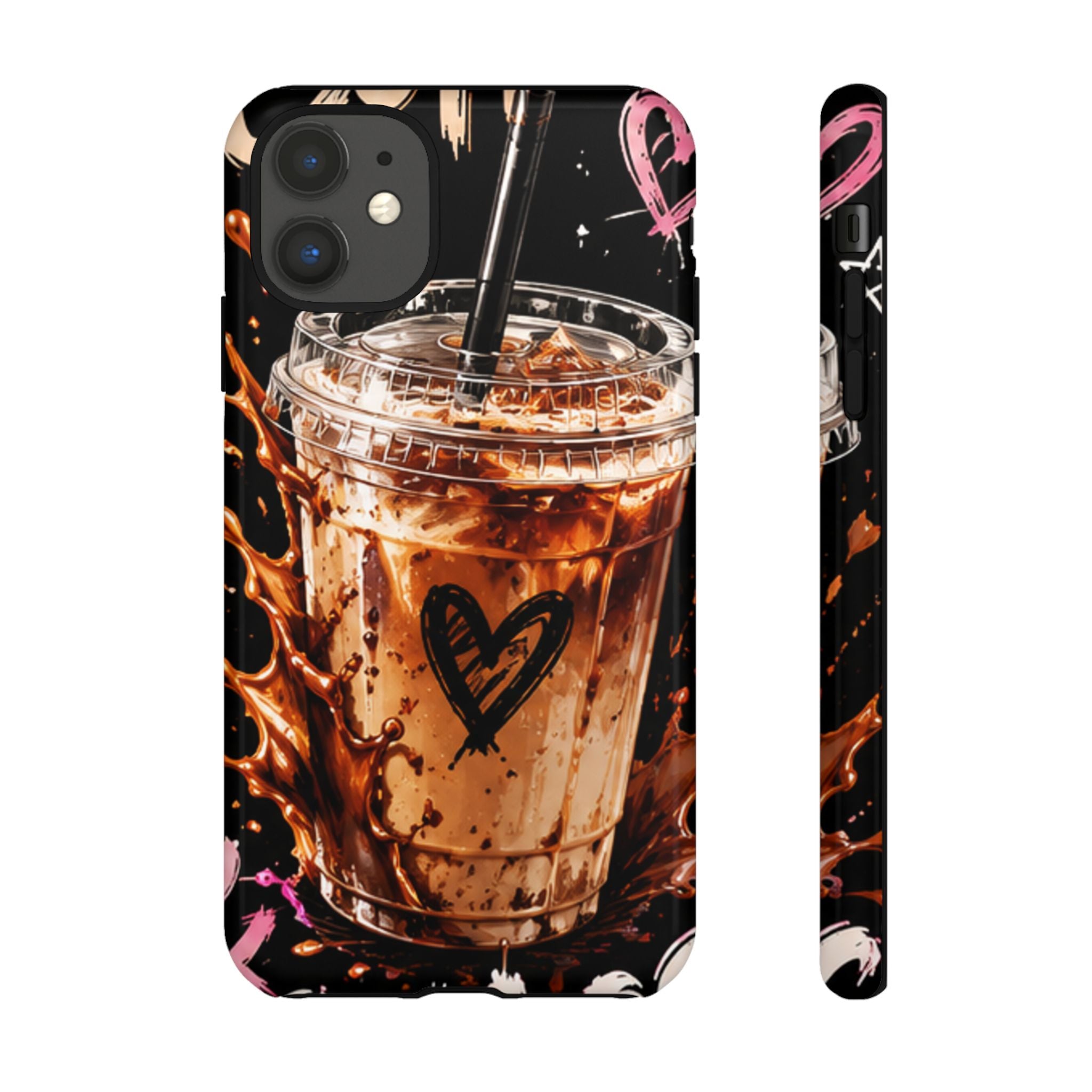 Iced Coffee Phone Case – 'Iced Coffee latte: Stylish Protective Case