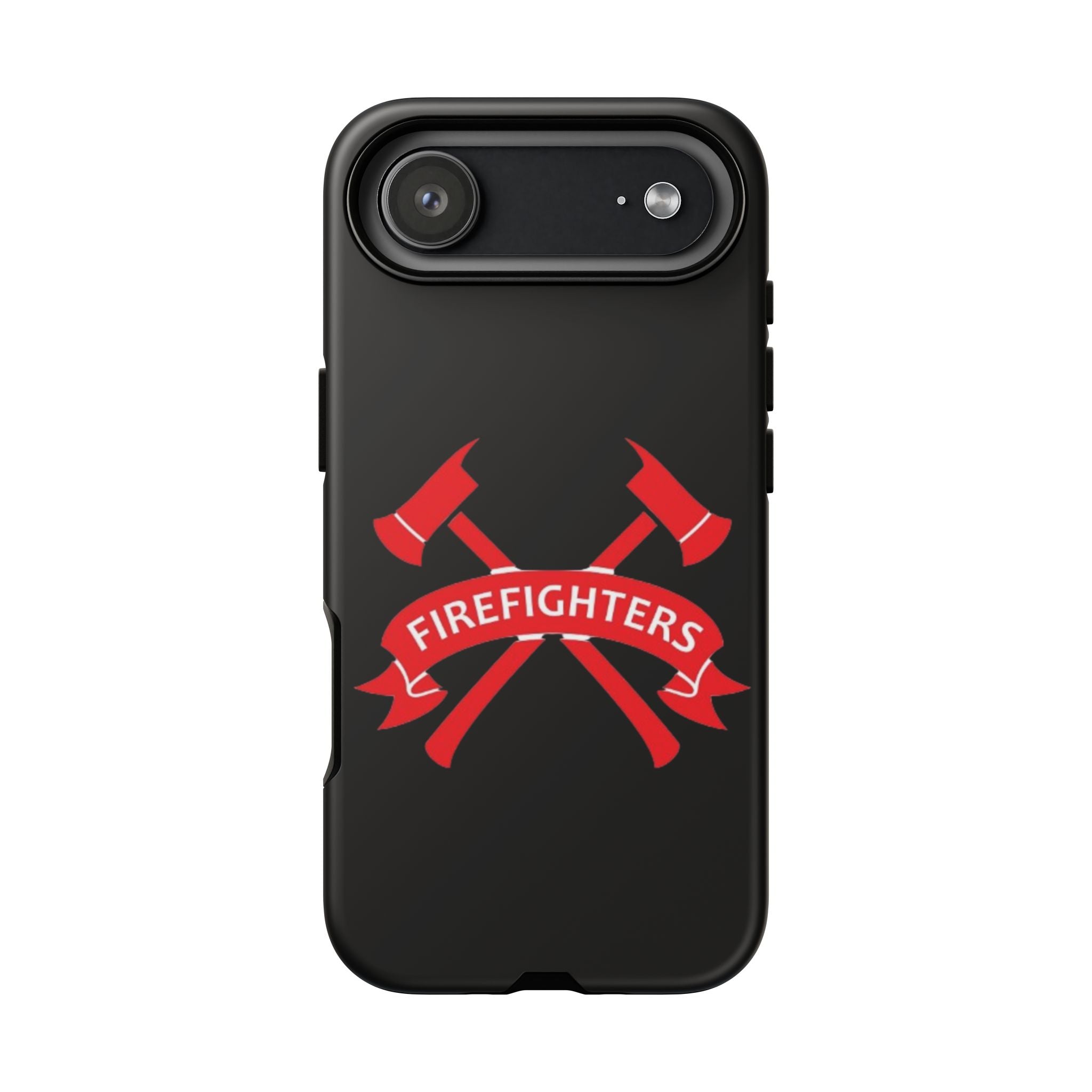 Firefighters Tough Phone Case — Red Crossed Axes Design
