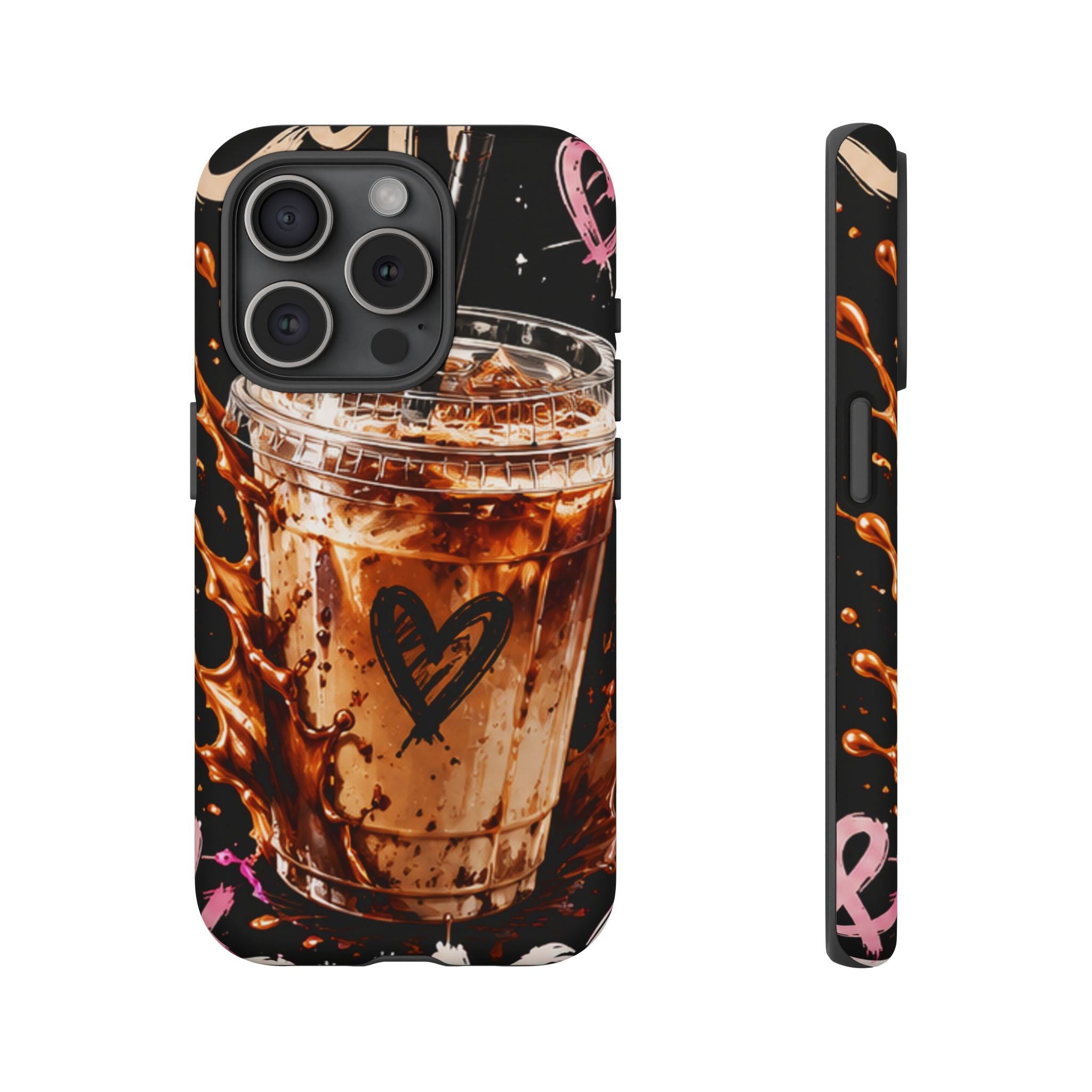 Iced Coffee Phone Case – 'Iced Coffee latte: Stylish Protective Case