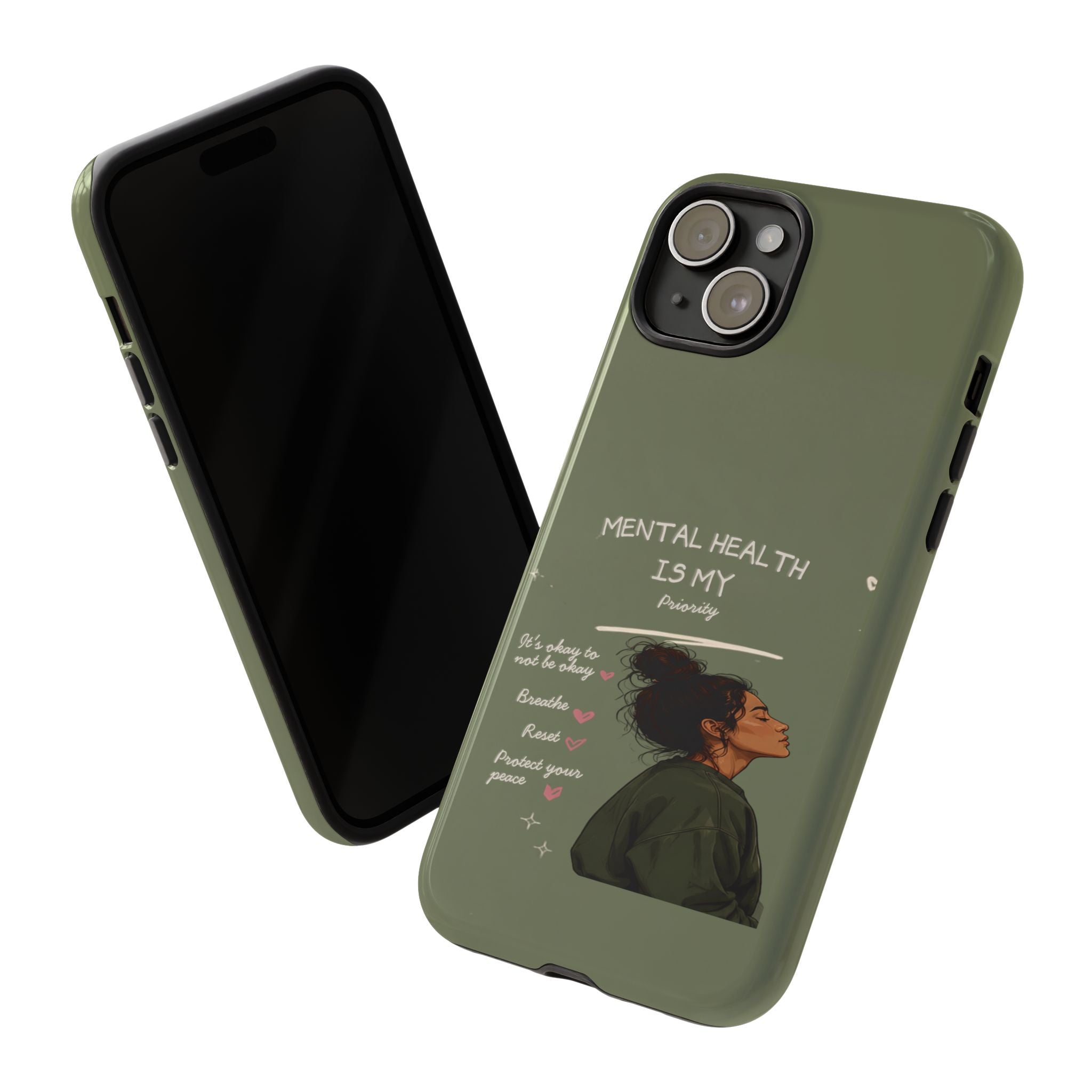 Mental Health Is My Priority Phone Case — Inspirational Protective iPhone Cover