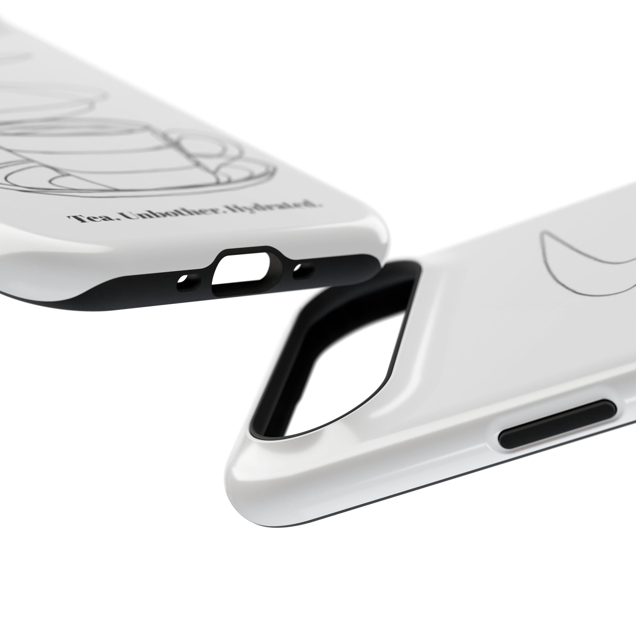 Tea Unbothered Hydrated Phone Case — Impact-Resistant