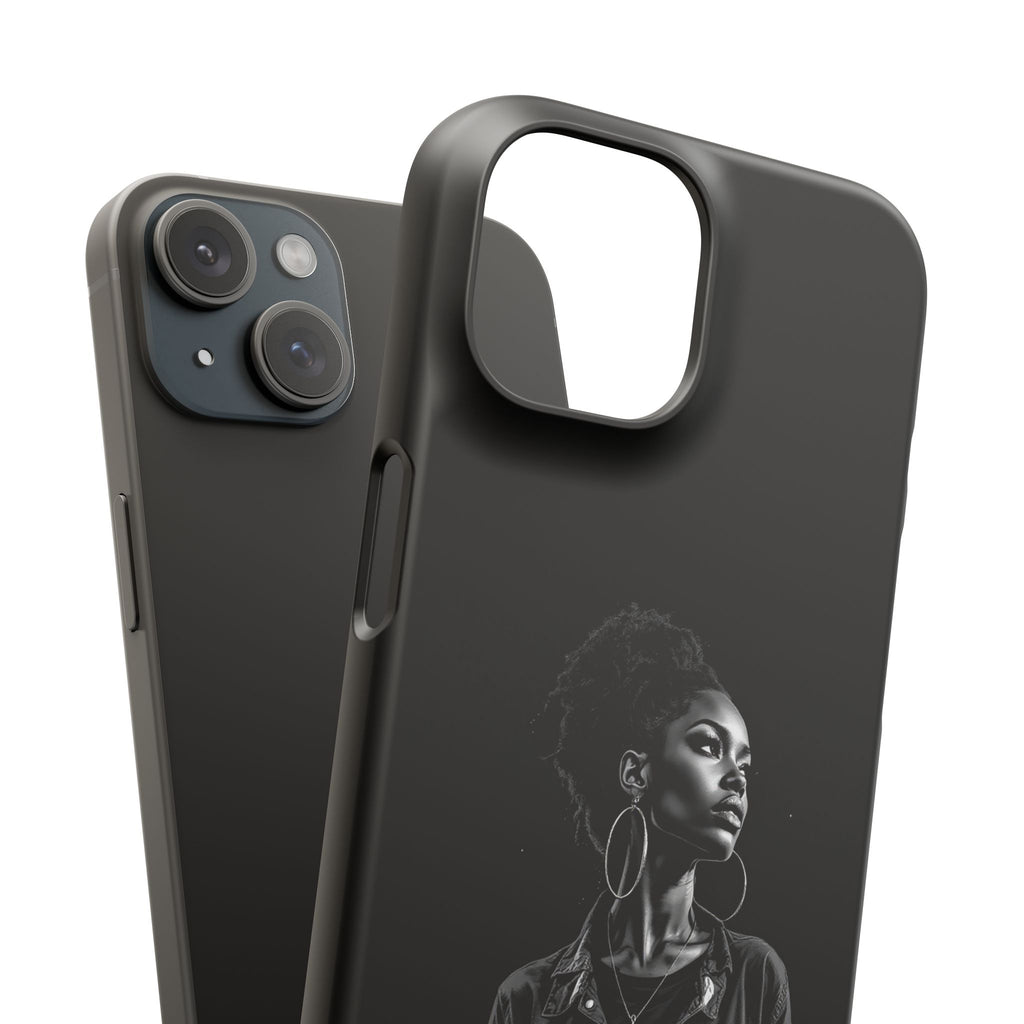 Phone Case — "Long Haul Loyalty" Black Portrait Snap Case