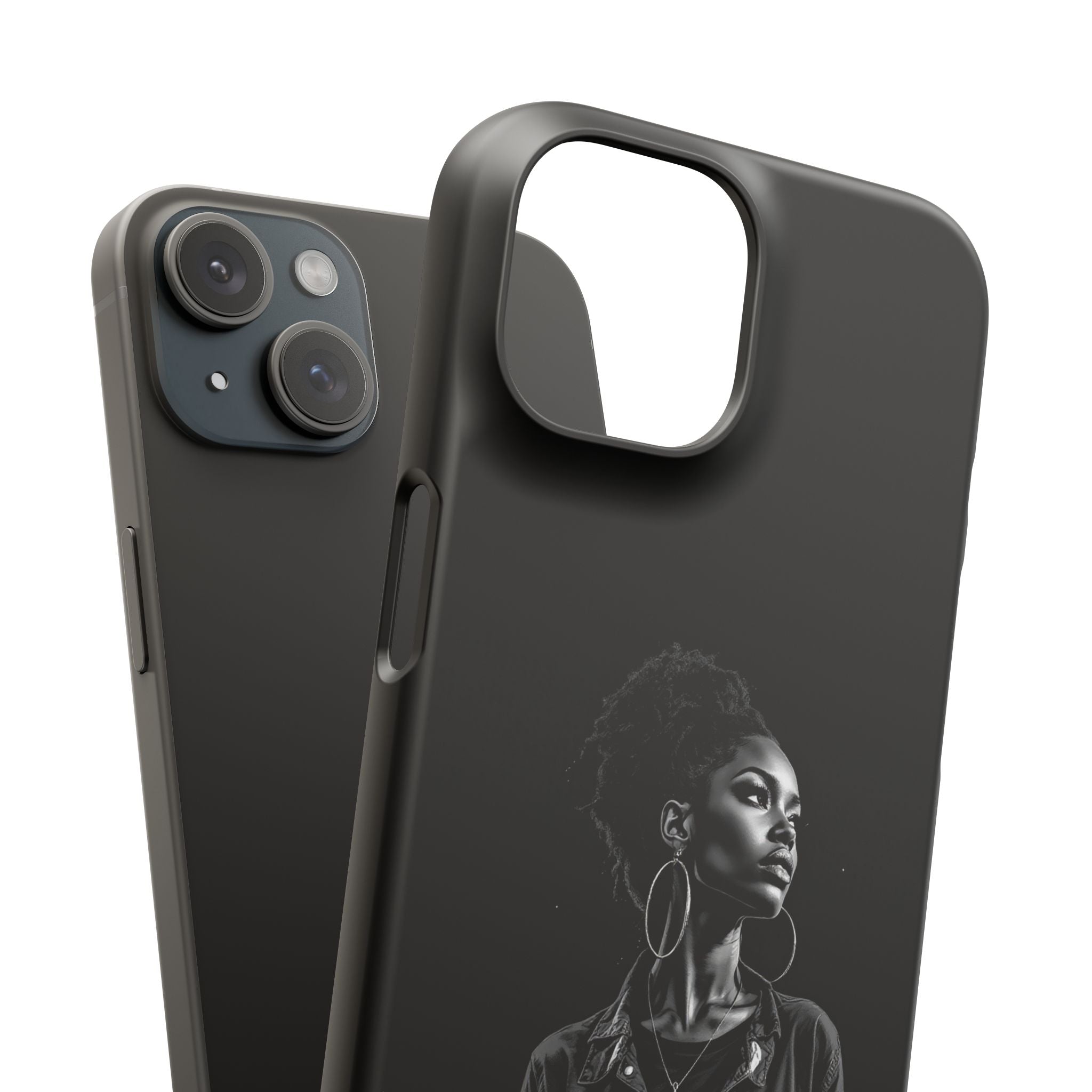 Phone Case — "Long Haul Loyalty" Black Portrait Snap Case