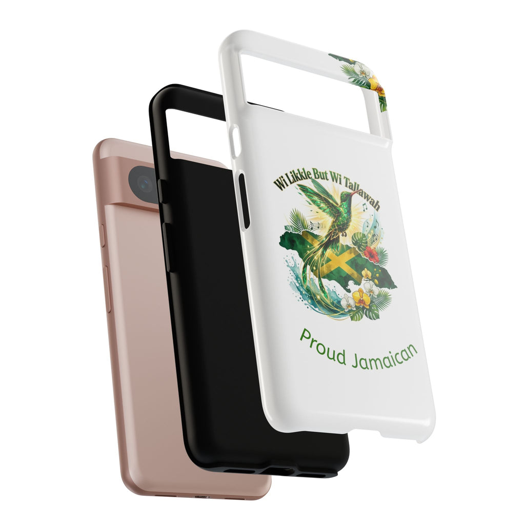 Jamaica Hummingbird Phone Case — “Wi Likkle But Wi Tallawah” Tropical Protective Cover