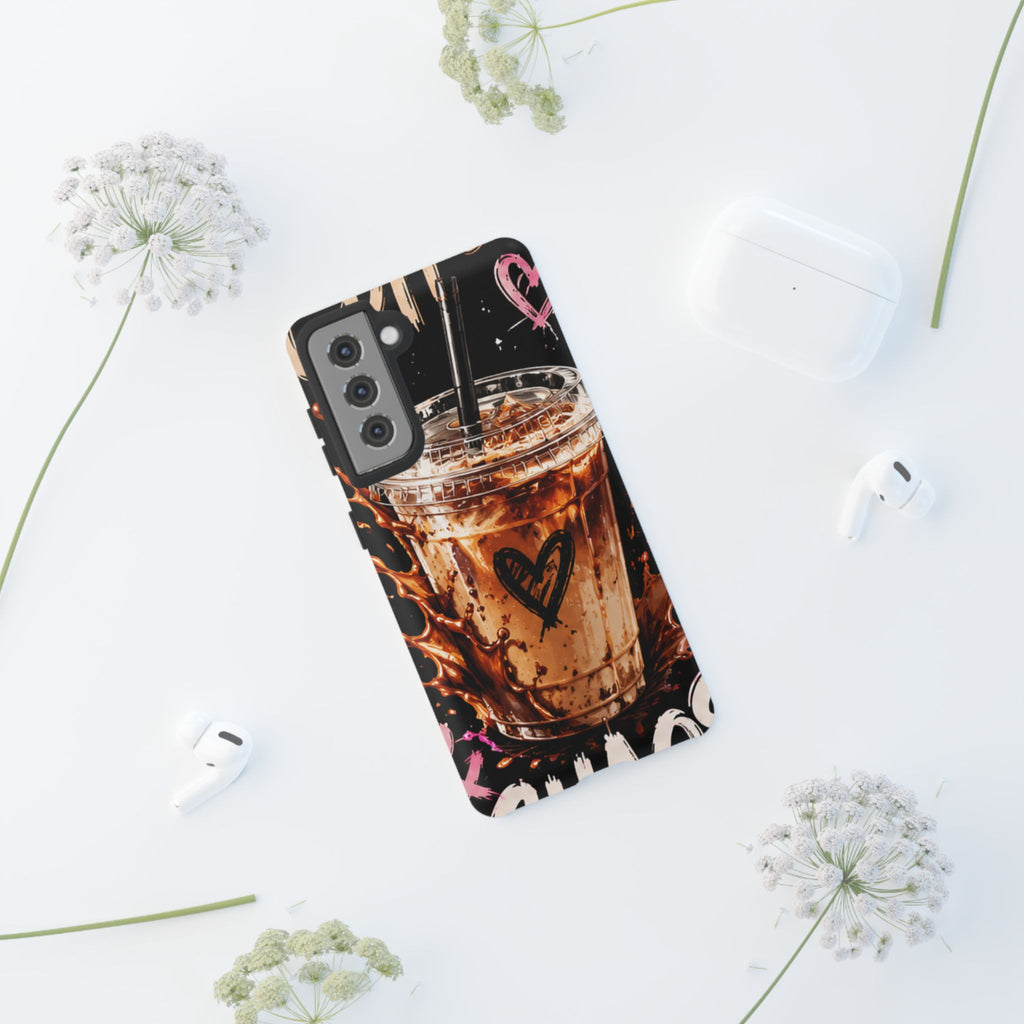 Iced Coffee Phone Case – 'Iced Coffee latte: Stylish Protective Case