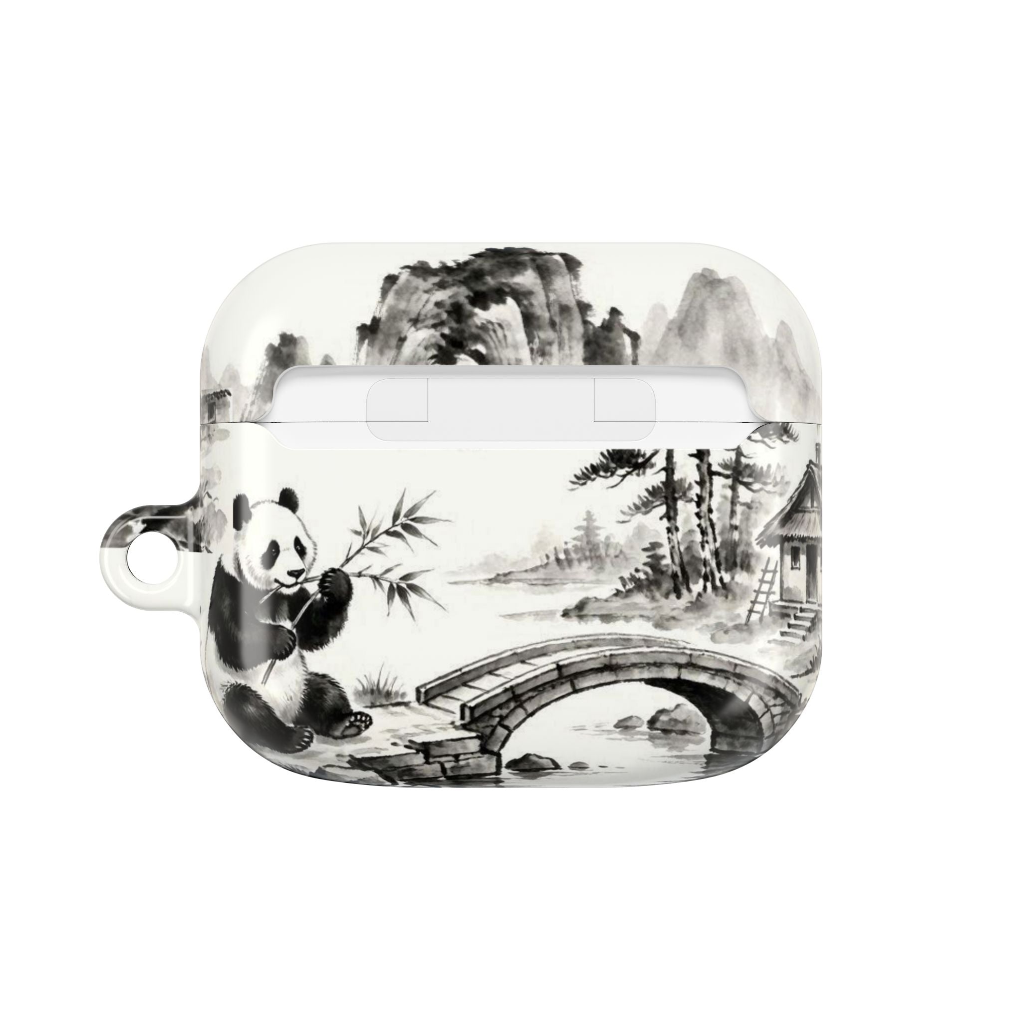 Panda Bamboo Landscape AirPod Case