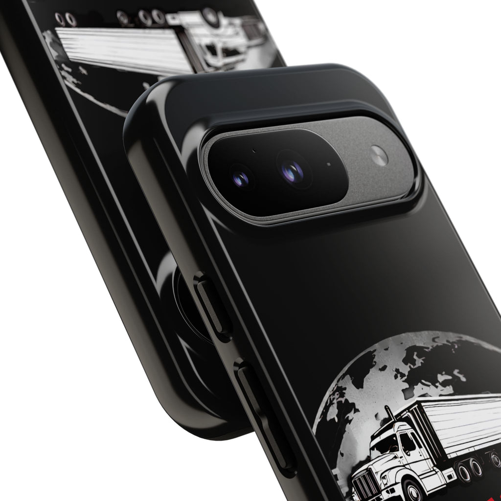 Truck Driver Phone Case - "My Daddy Keeps The World Rolling" Protective Cover