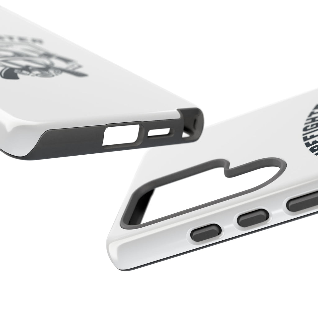 Firefighter Tough Phone Case — Fire Dept Helmet & Axes Protective Cover