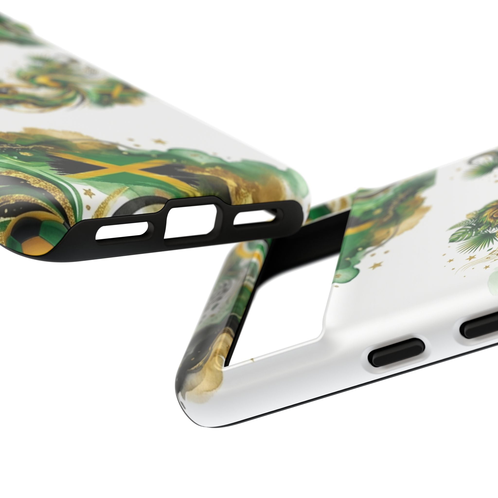 Jamaica Lion Phone Case — Jamaican Flag Rasta Protective Tough Case