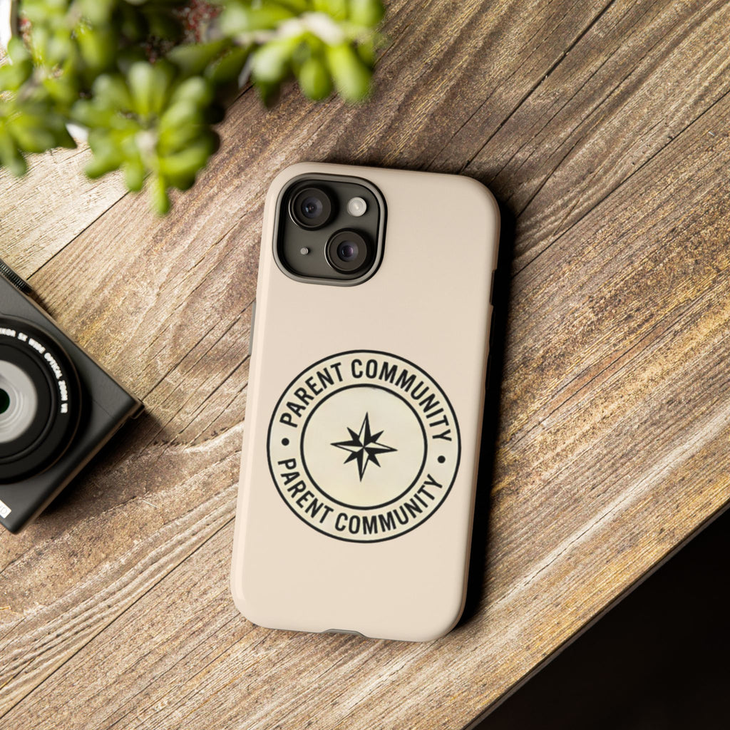 Parent Community Tough Phone Case — Durable Compass Logo Protective Cover