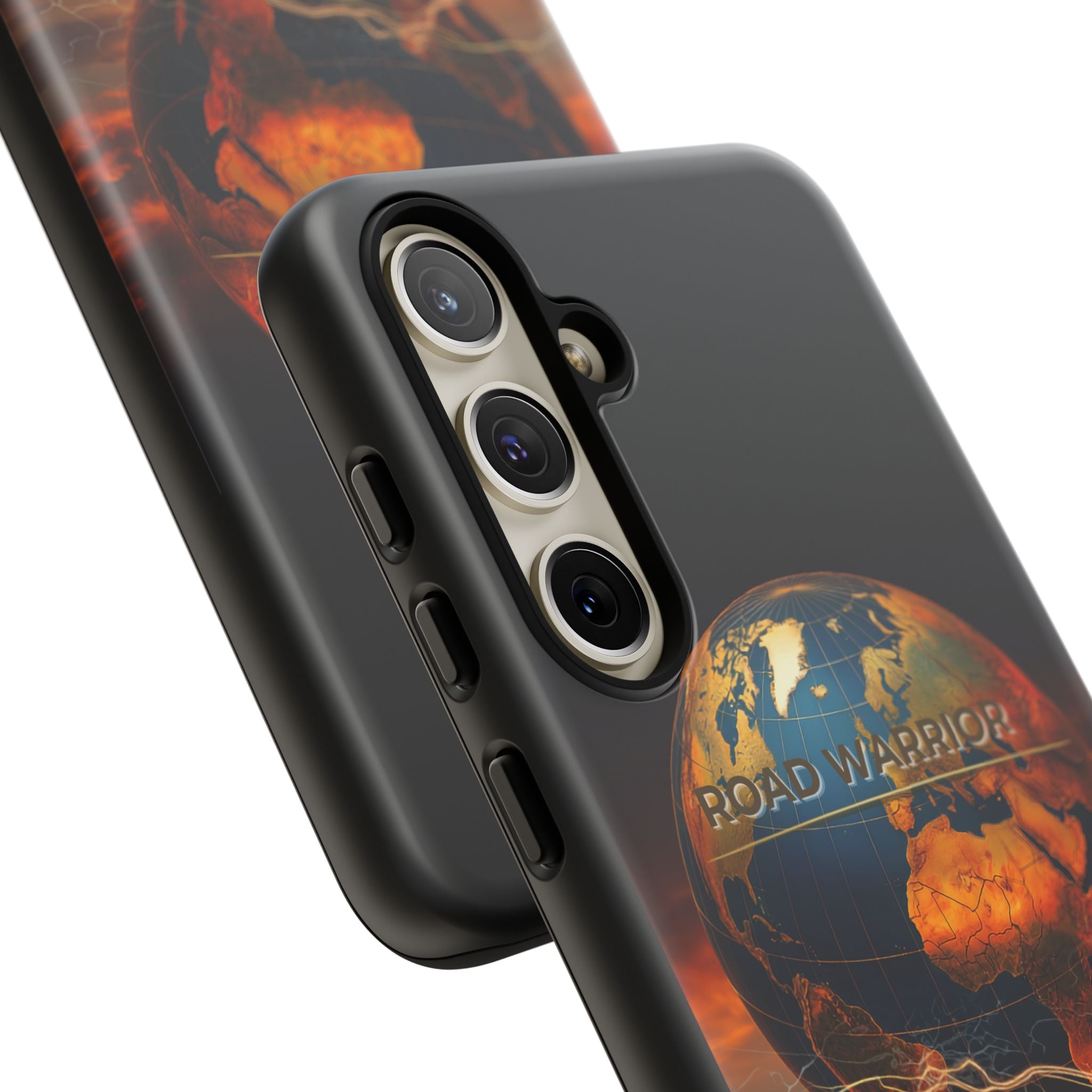 Truck Driver Phone Case — 'Global Road Warrior' Semi Truck Globe Tough Phone Cover