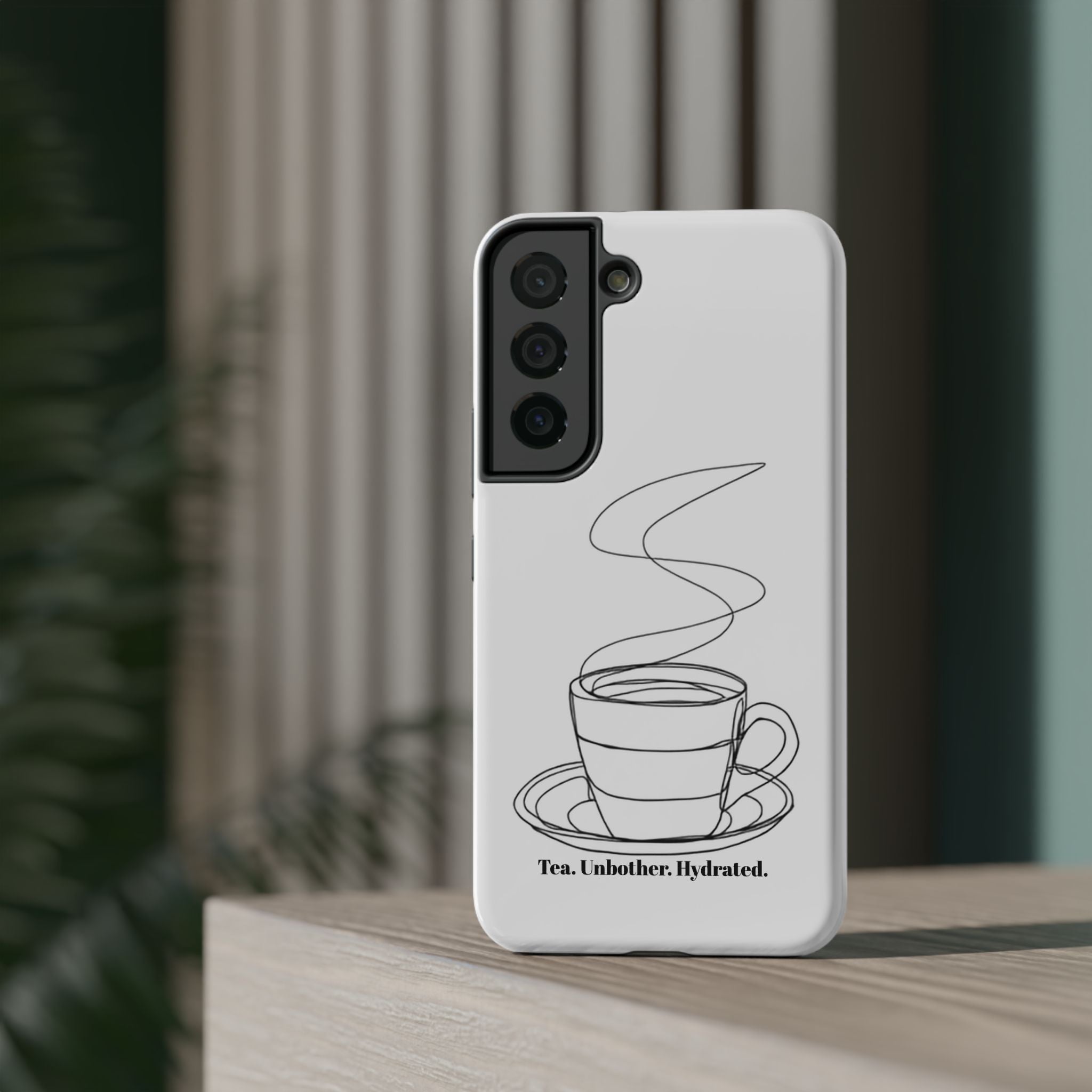 Tea Unbothered Hydrated Phone Case — Impact-Resistant