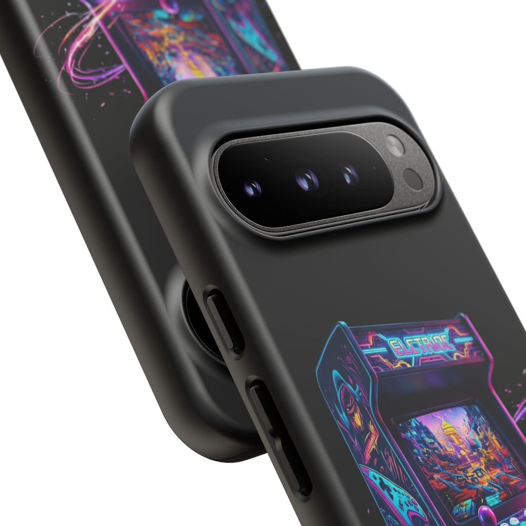 Retro Arcade Phone Case — Neon Gaming Controller Design