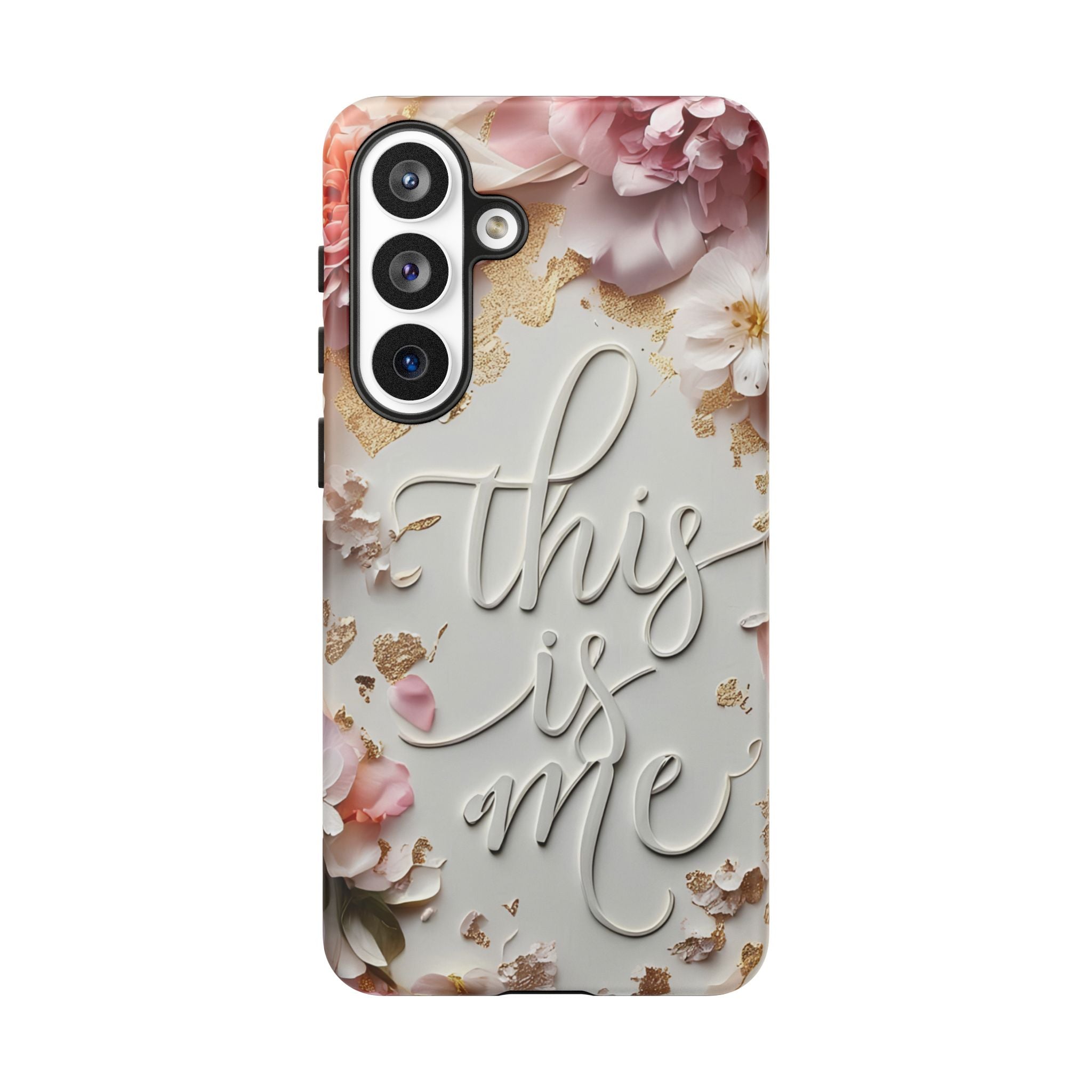 Phone Case — "This Is Me" Floral Tough Case