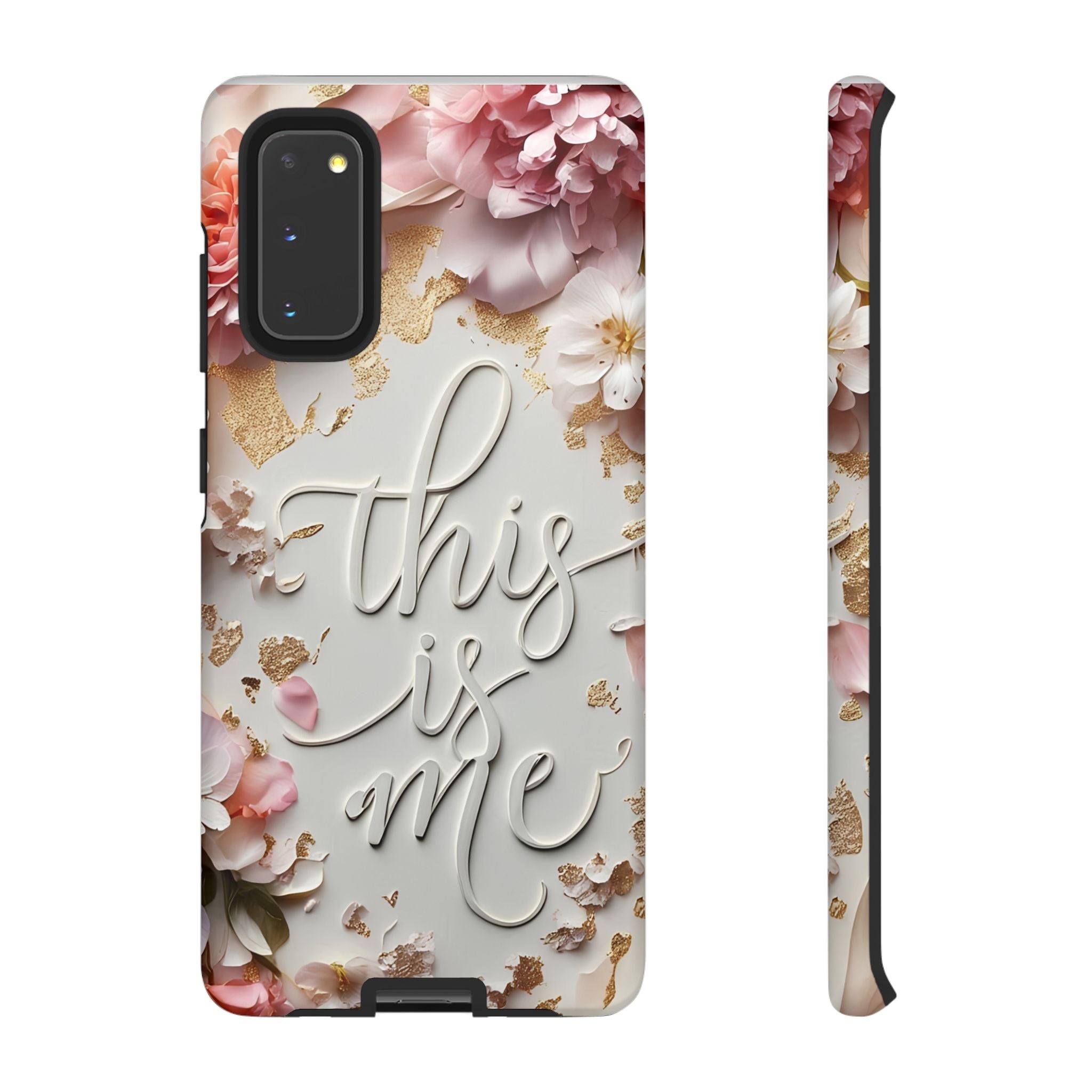 Phone Case — "This Is Me" Floral Tough Case