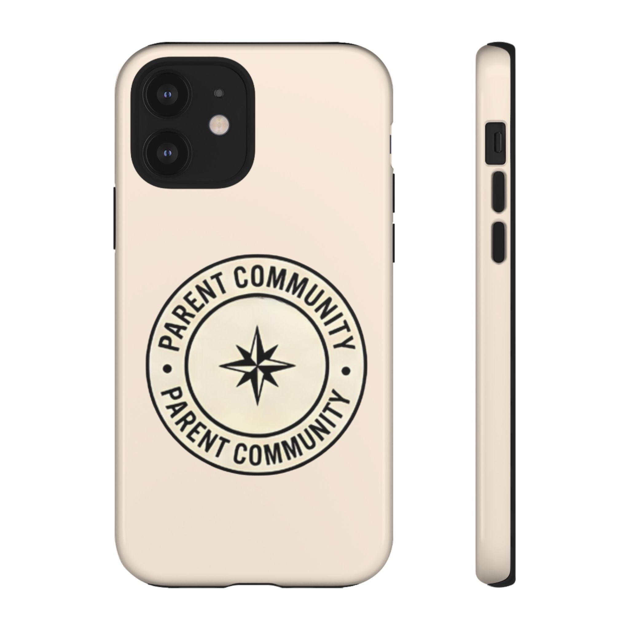 Parent Community Tough Phone Case — Durable Compass Logo Protective Cover