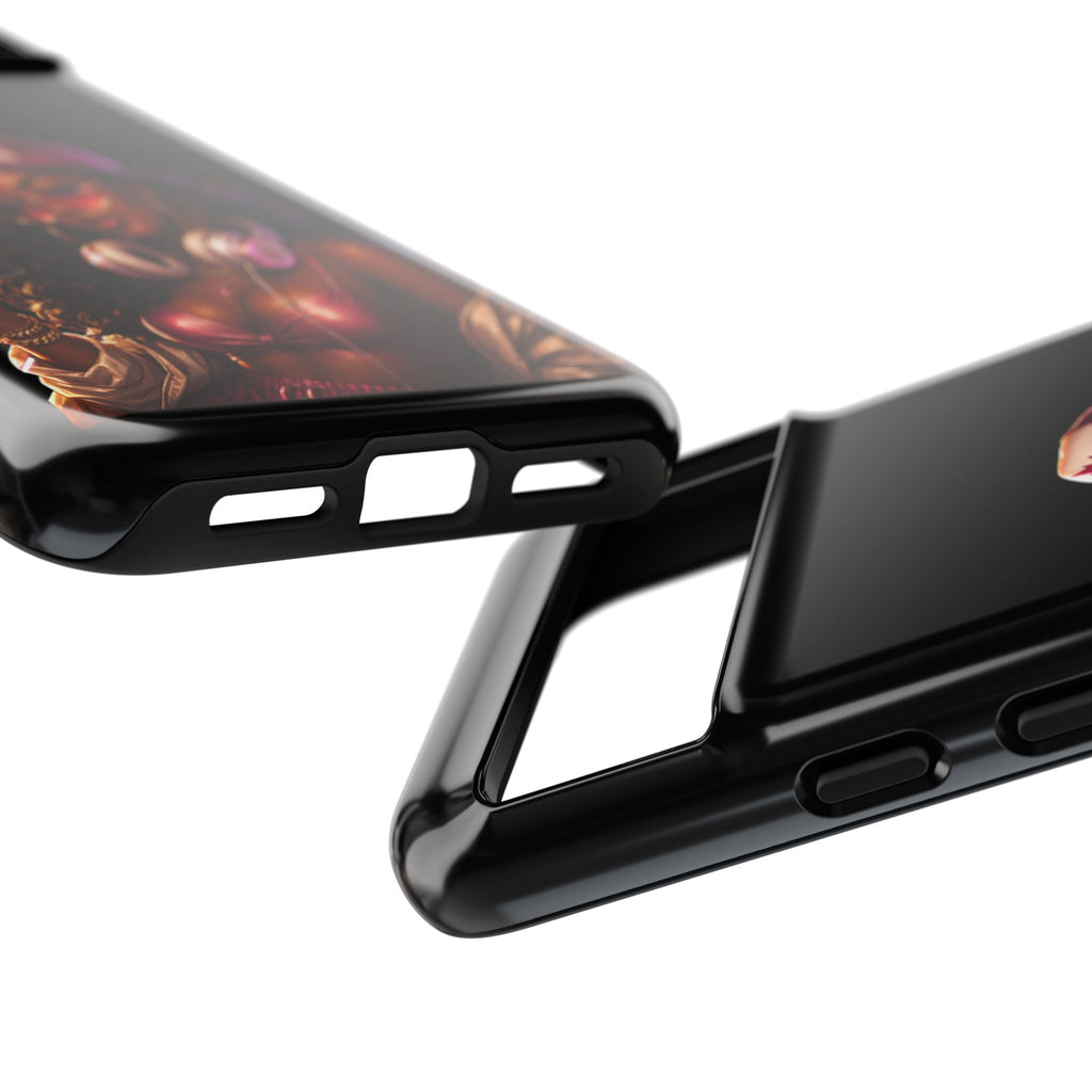 Phone Case — Stylish Urban Woman Design with Maple Cap