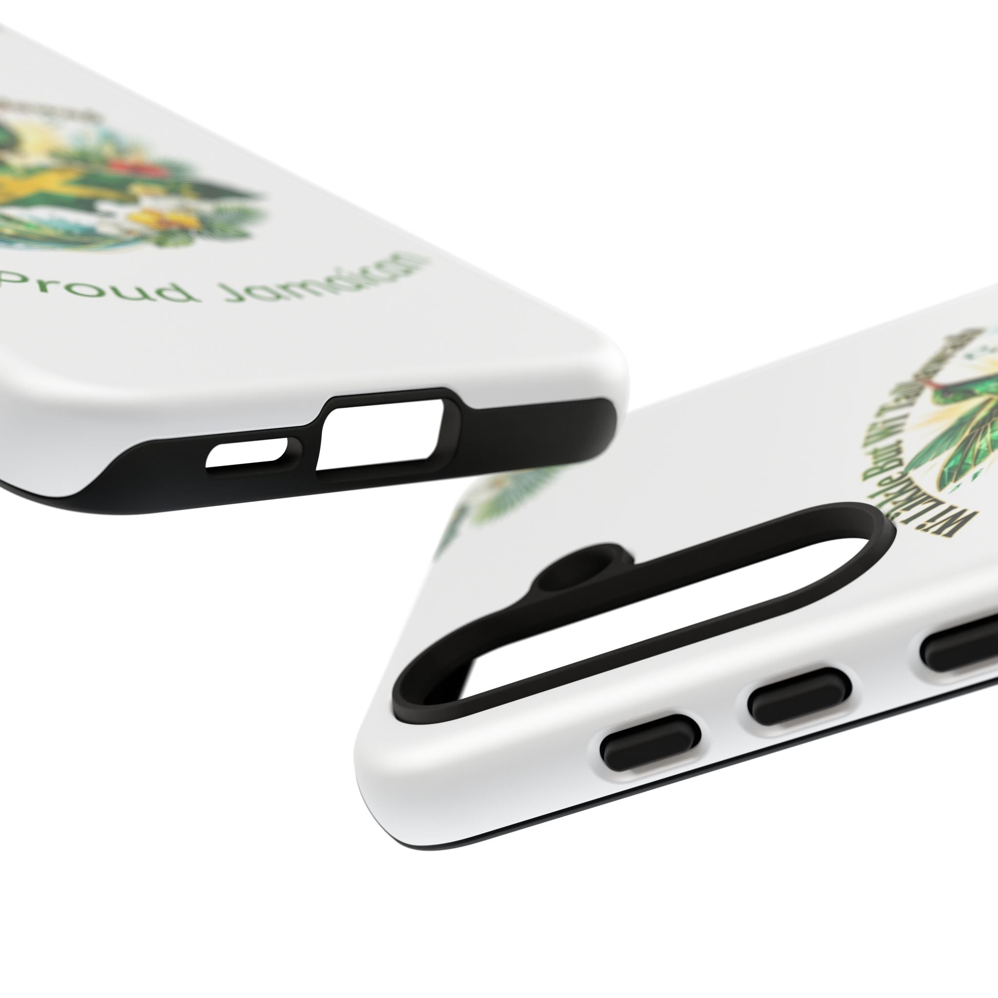 Jamaica Hummingbird Phone Case — “Wi Likkle But Wi Tallawah” Tropical Protective Cover