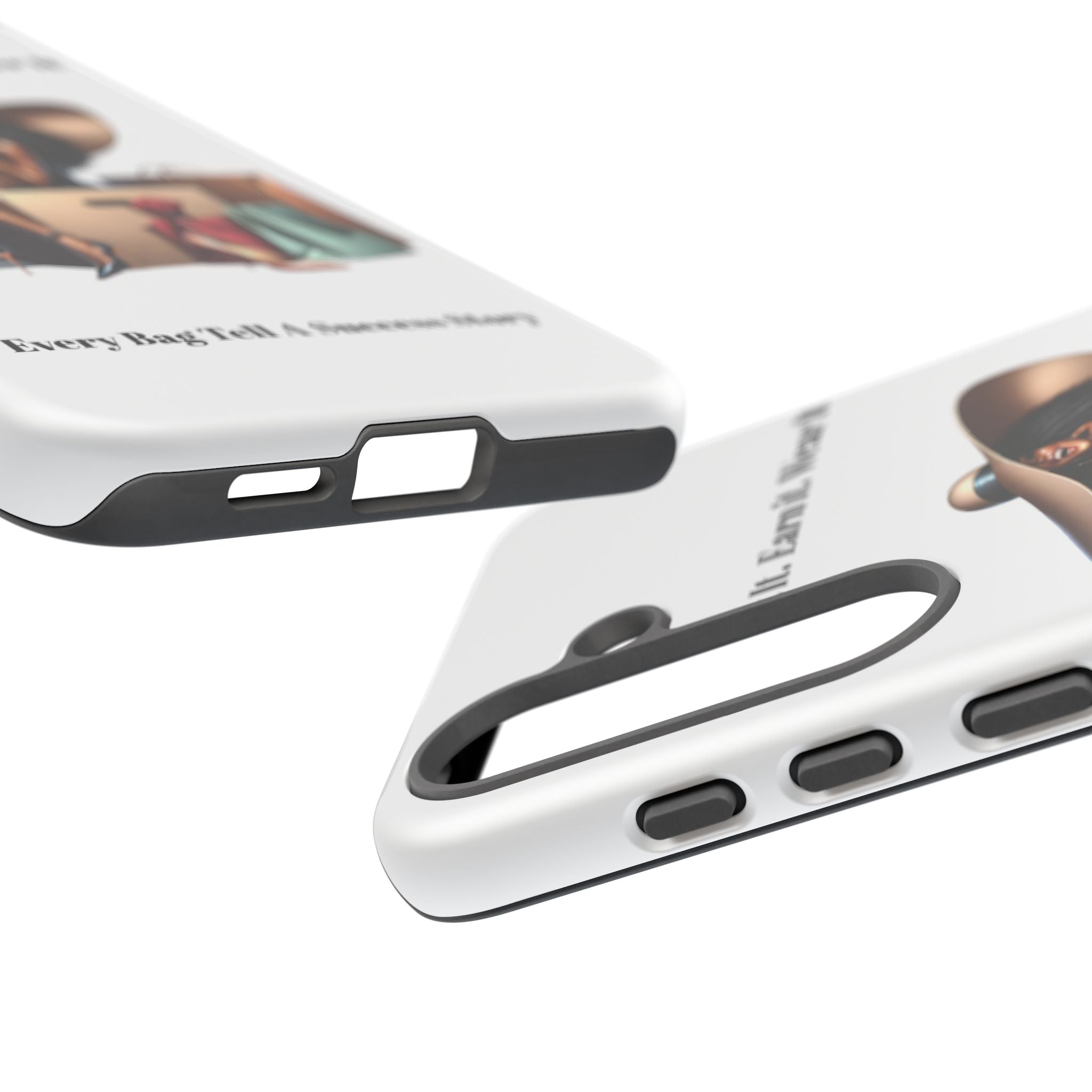 Phone Case - "Manifest It. Earn It. Wear It." Chic Shopper Design