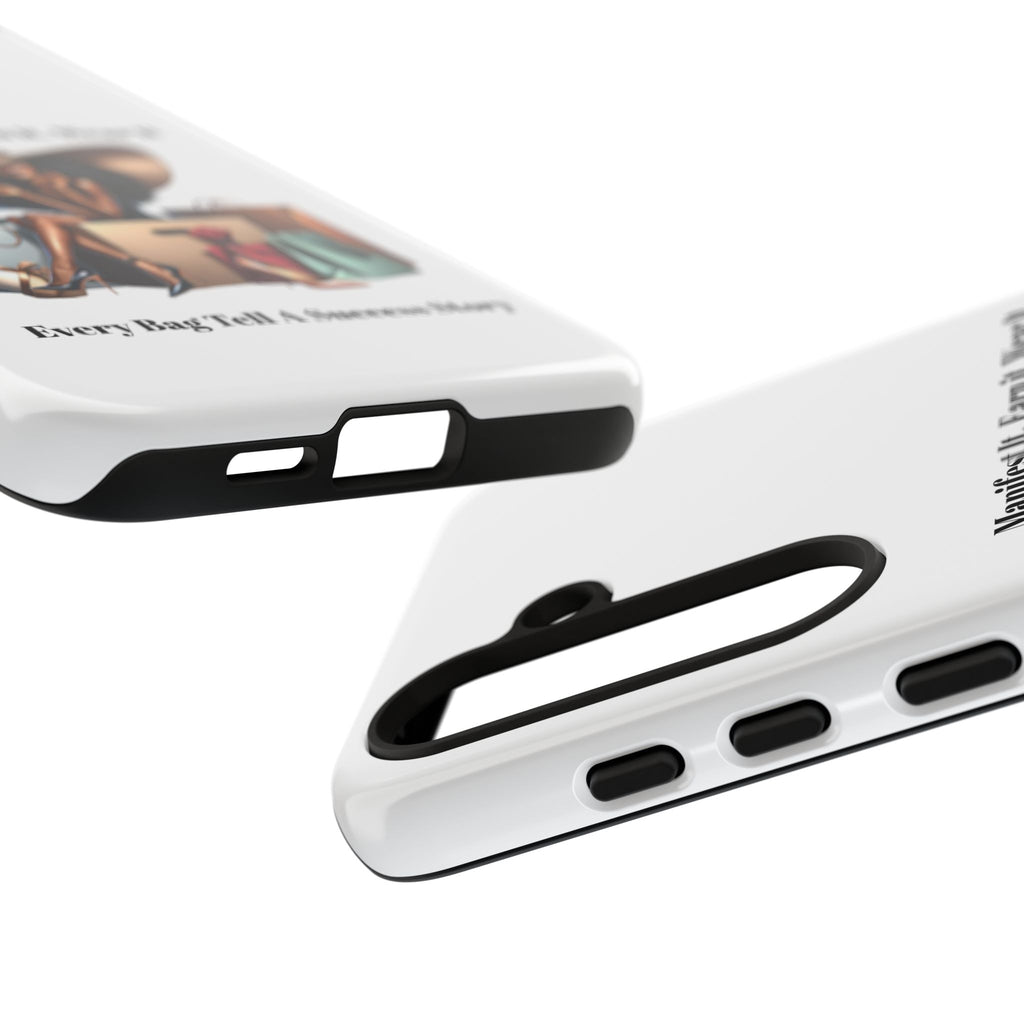 Phone Case - "Manifest It. Earn It. Wear It." Chic Shopper Design